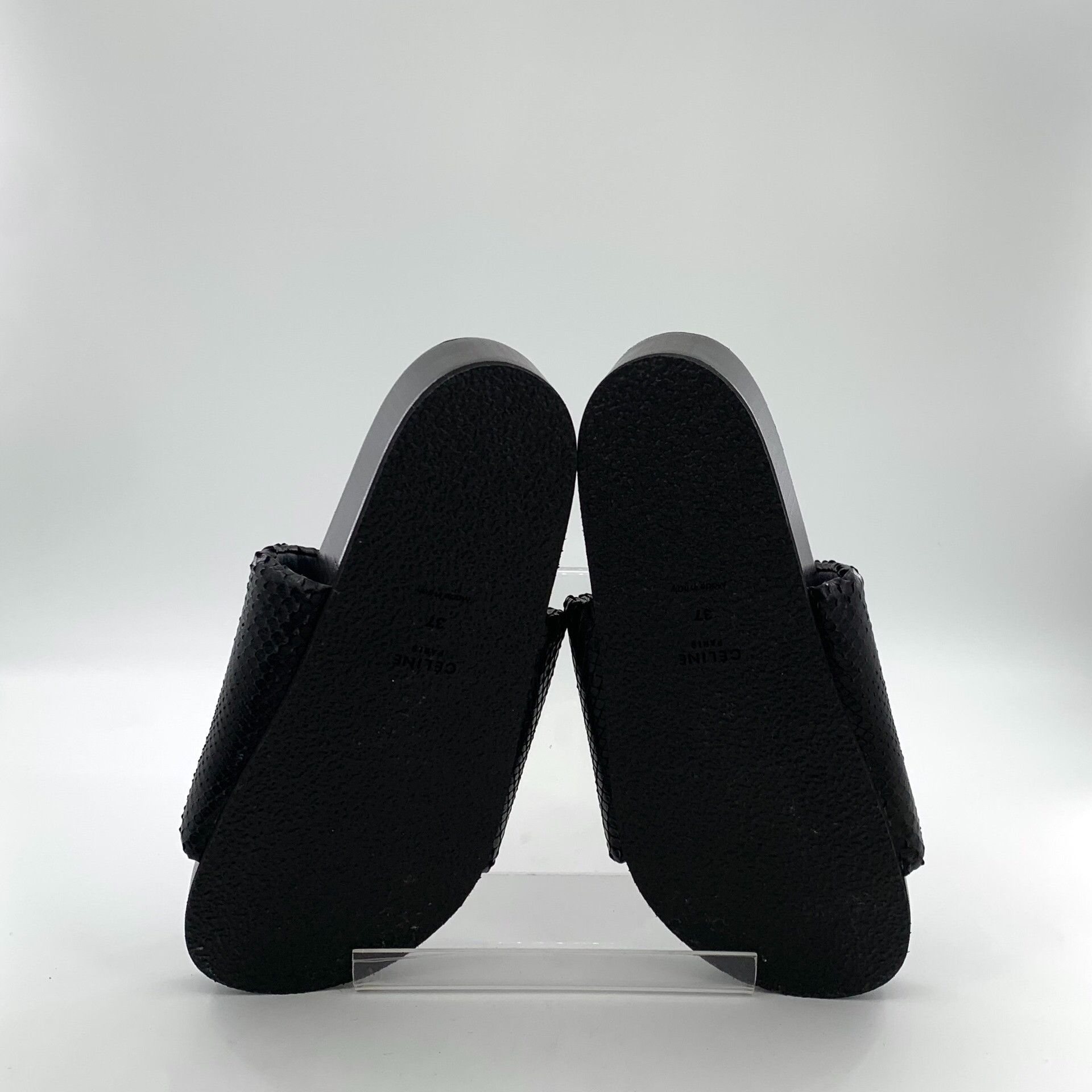 Celine Celine Snakeskin Platform Mules 37 Size US 7 / IT 37 - 6 Thumbnail