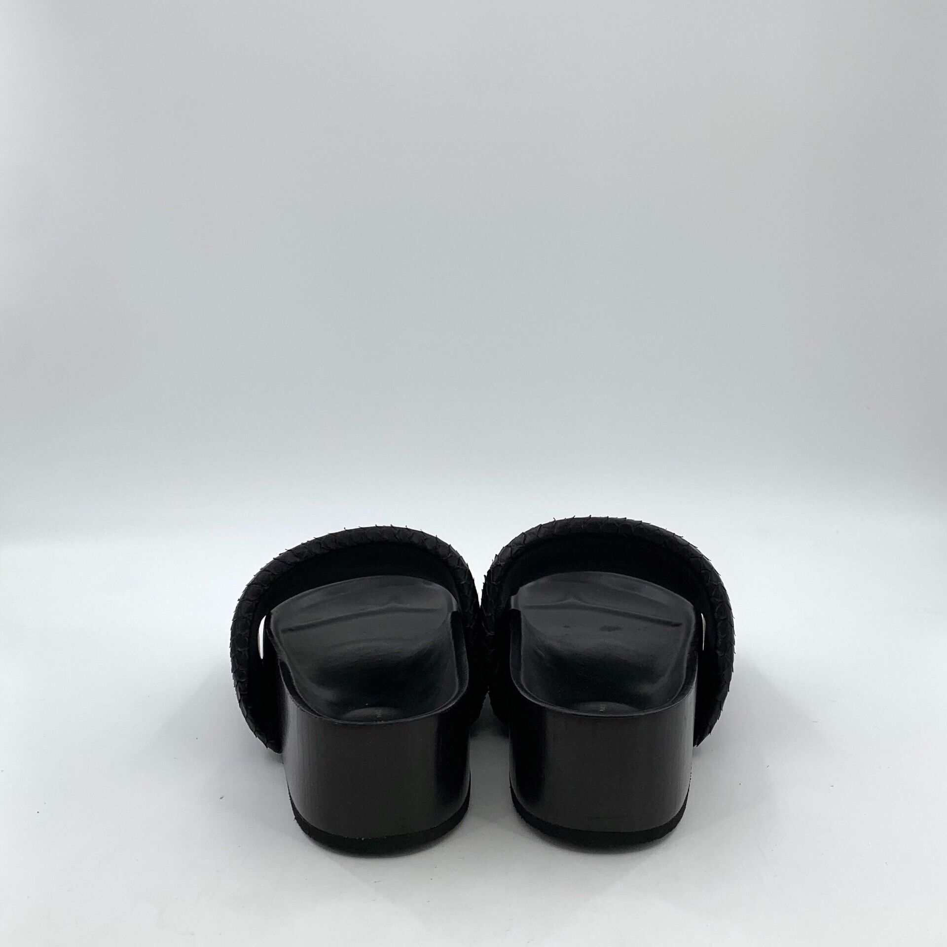 Celine Celine Snakeskin Platform Mules 37 Size US 7 / IT 37 - 5 Thumbnail