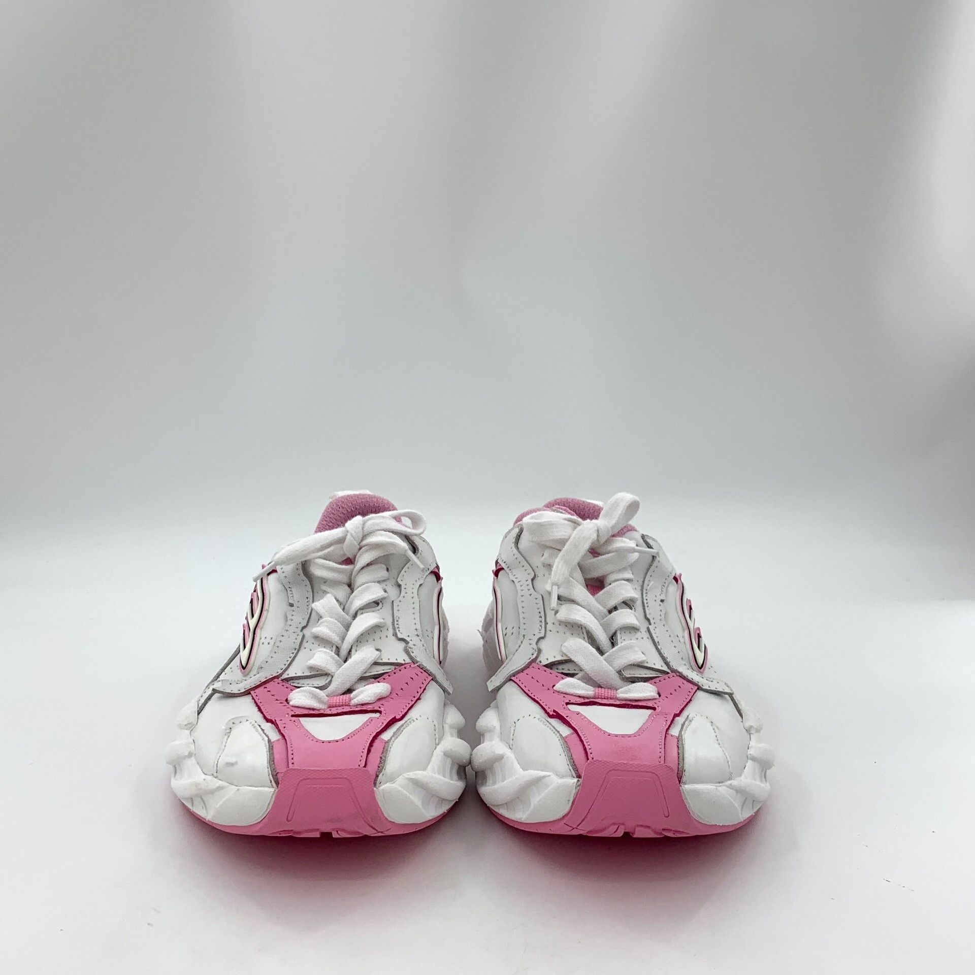 Balenciaga Balenciaga Pink Monday Low-Top Sneakers 39 Size US 9 / IT 39 - 4 Thumbnail