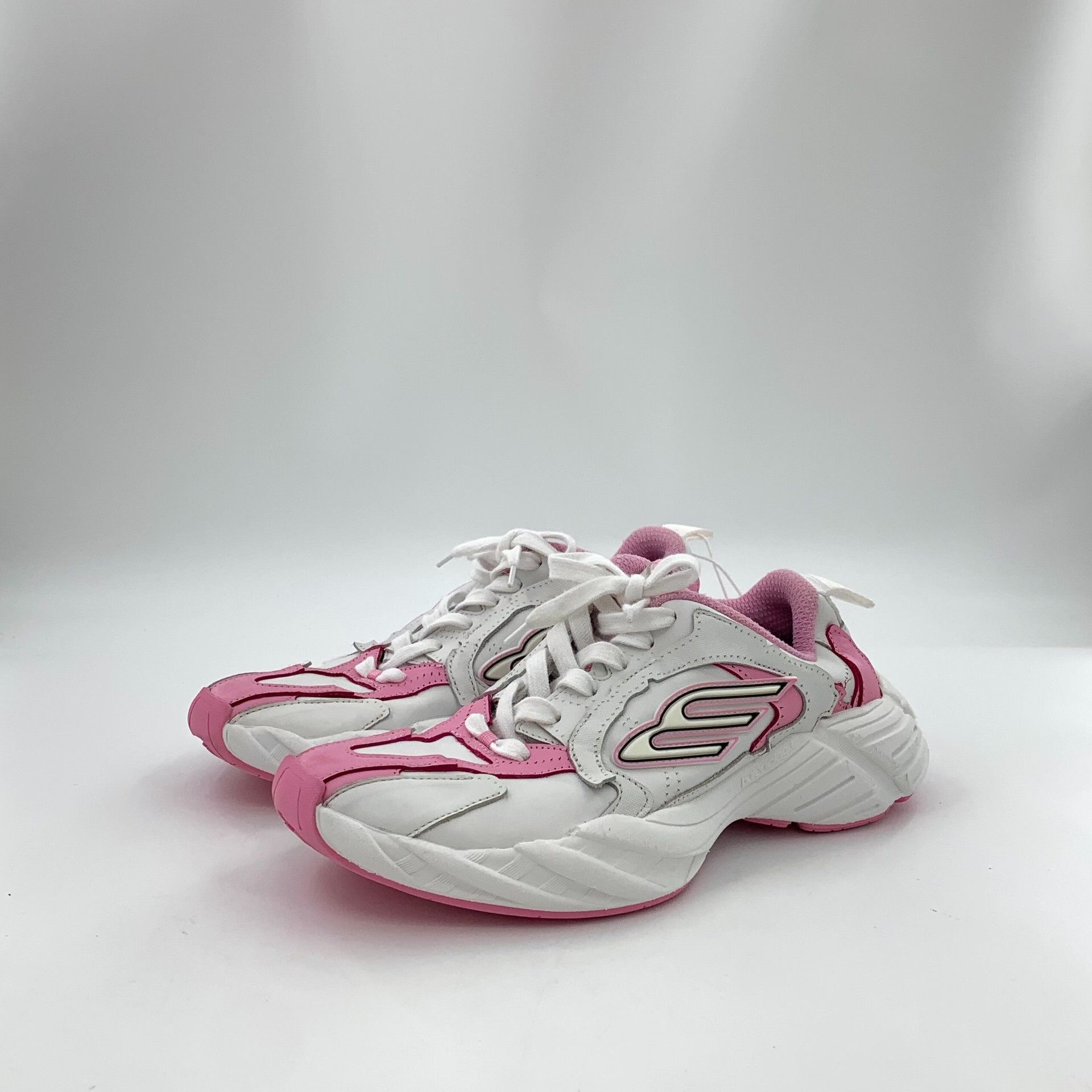 Balenciaga Balenciaga Pink Monday Low-Top Sneakers 39 Size US 9 / IT 39 - 2 Thumbnail