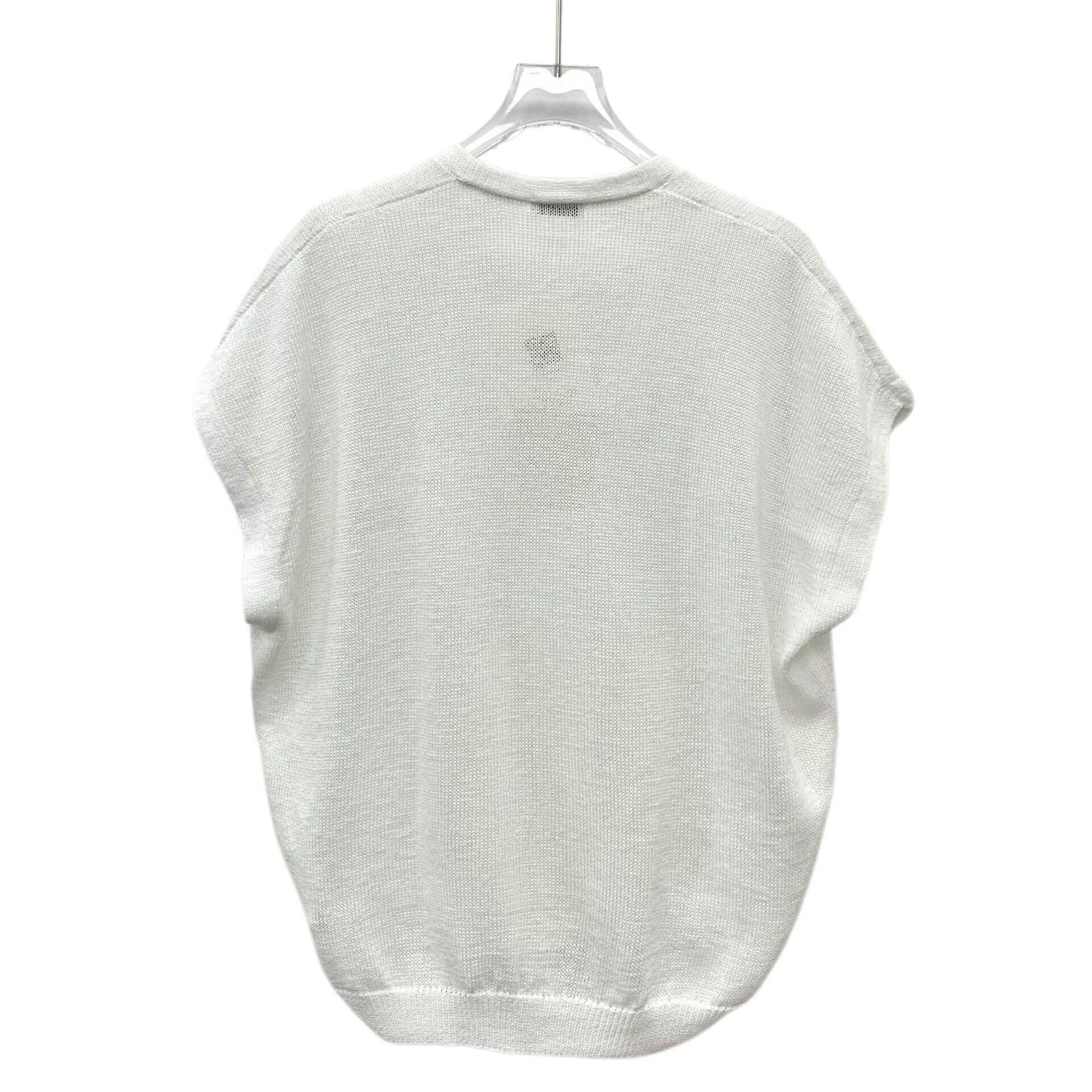 Brunello Cucinelli Brunello Cucinelli Monili V-Neck Knit Sweater S Size S / US 4 / IT 40 - 3 Thumbnail