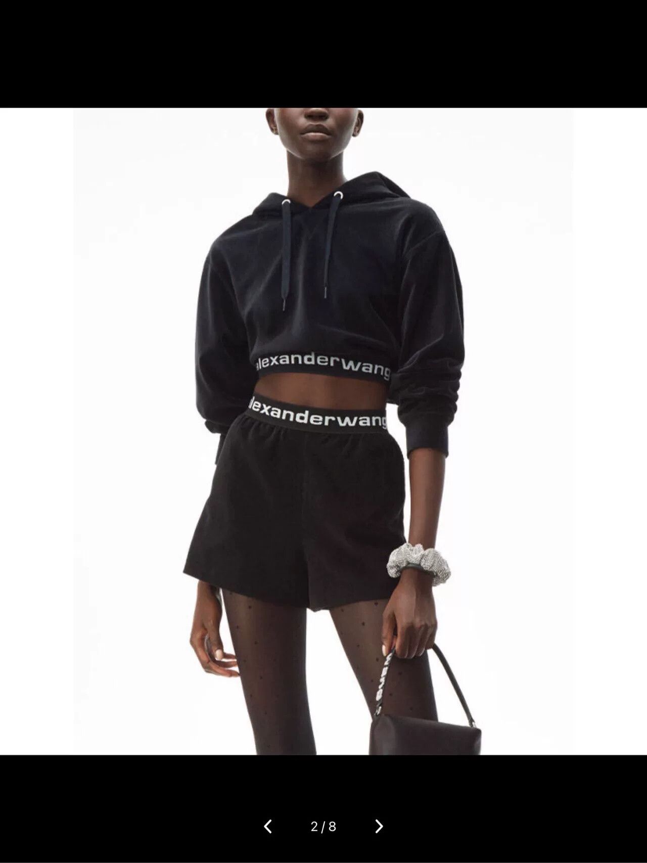 Alexander Wang Alexander Wang Logo Hem Hoodie XXS Size XXS / US 00 / IT 34 - 9 Thumbnail