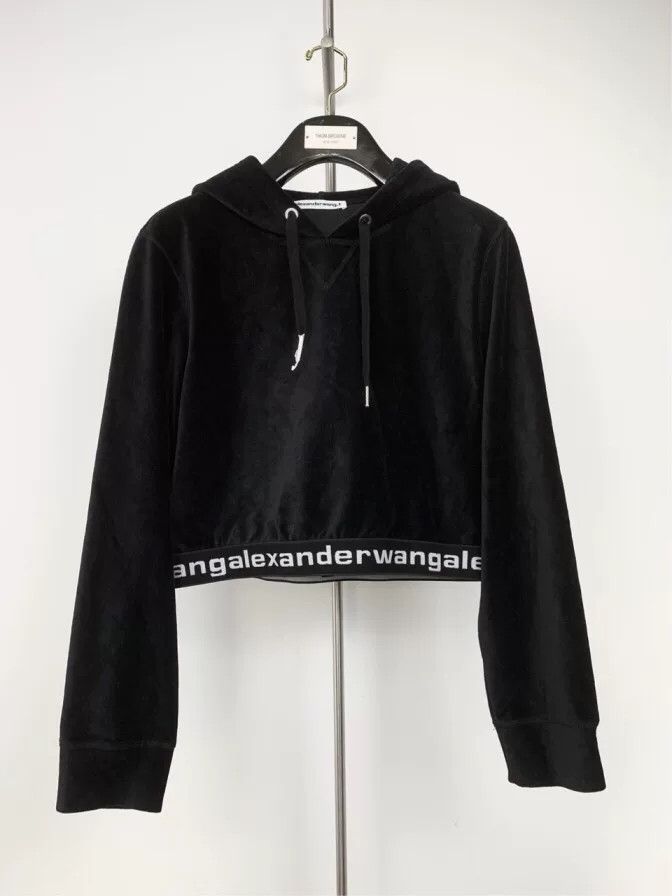 Alexander Wang Alexander Wang Logo Hem Hoodie XXS Size XXS / US 00 / IT 34 - 2 Thumbnail