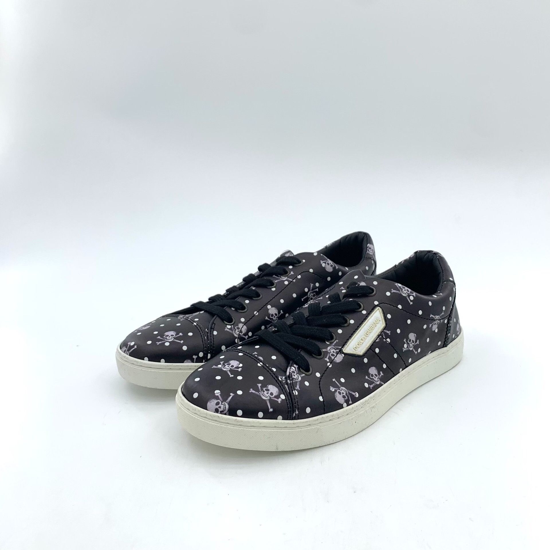 Dolce & Gabbana Dolce & Gabbana Skull Polka Dot Sneakers 41 Size US 8 / EU 41 - 2 Thumbnail