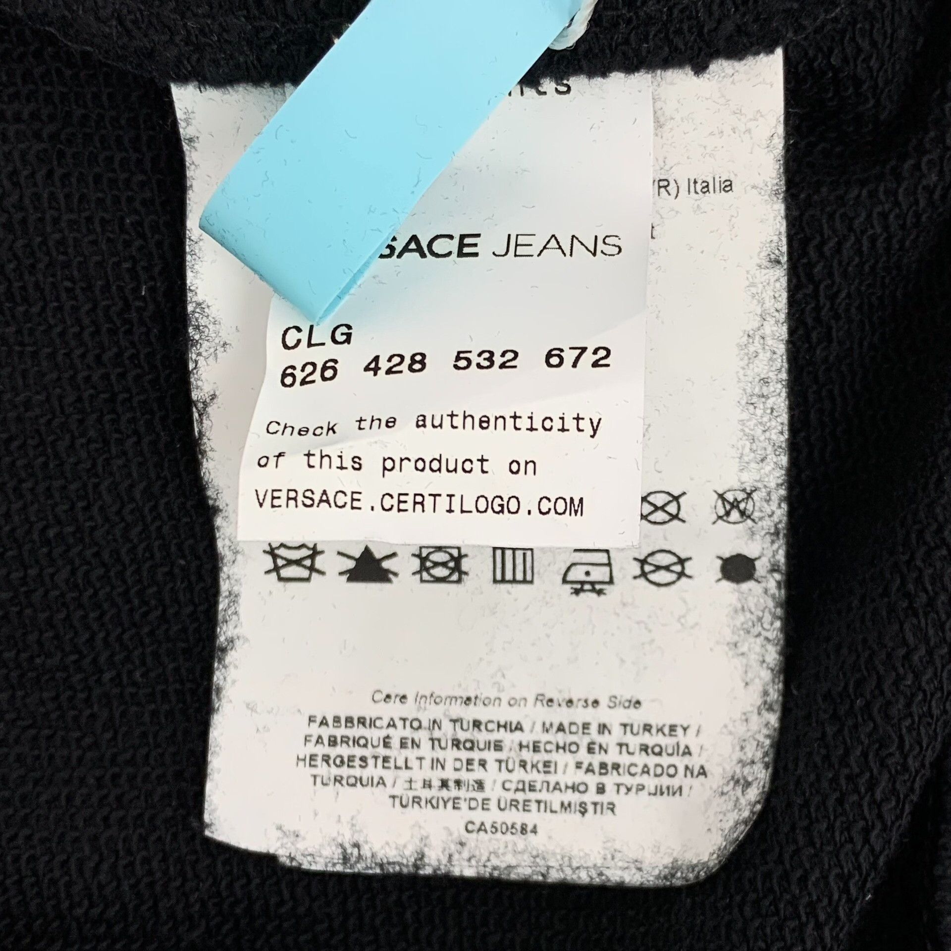 Versace Versace Jeans Printed Logo Sweatshirt XL Size US XL / EU 56 / 4 - 8 Thumbnail