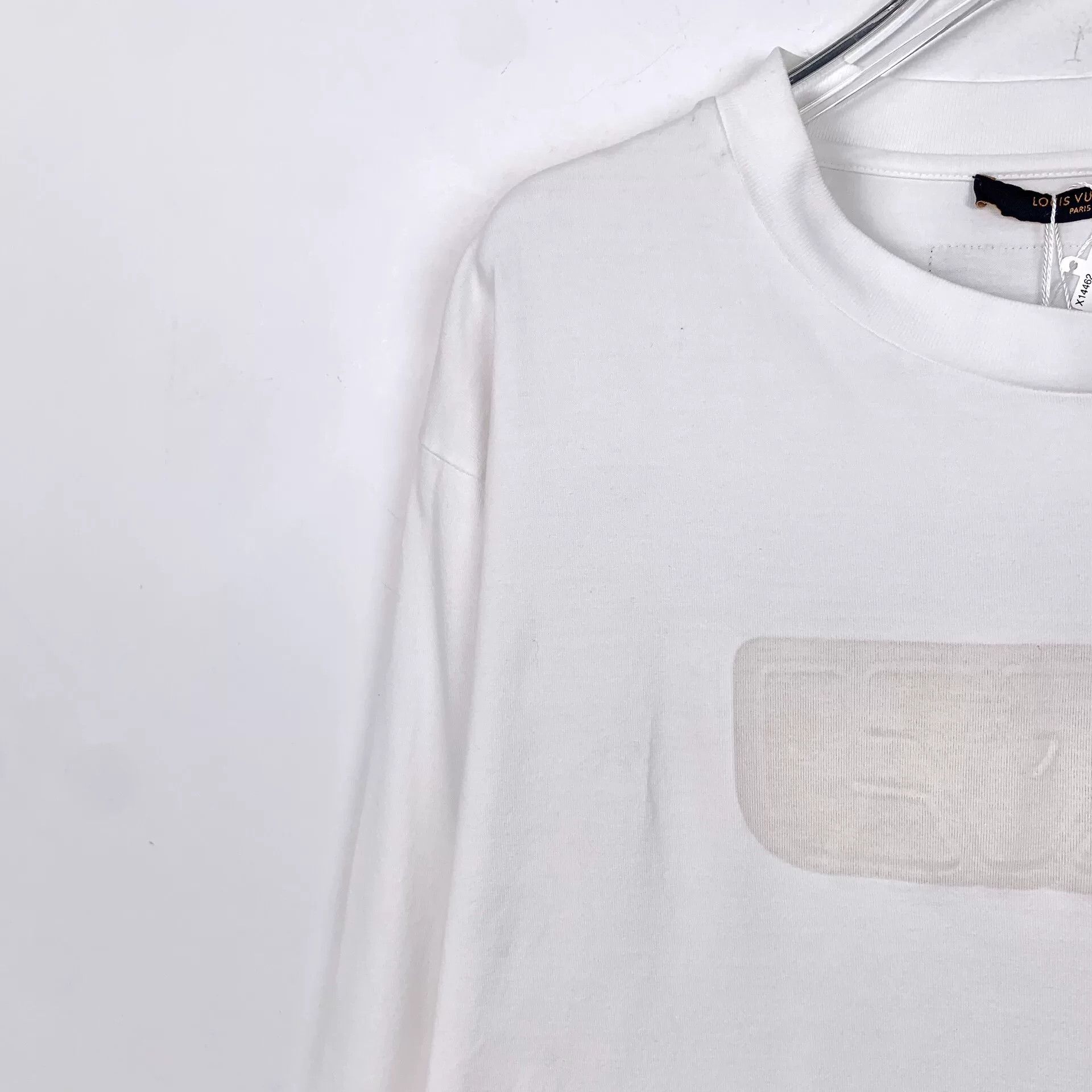 Louis Vuitton Louis Vuitton White Logo Print Sweatshirt L Size US L / EU 52-54 / 3 - 4 Thumbnail
