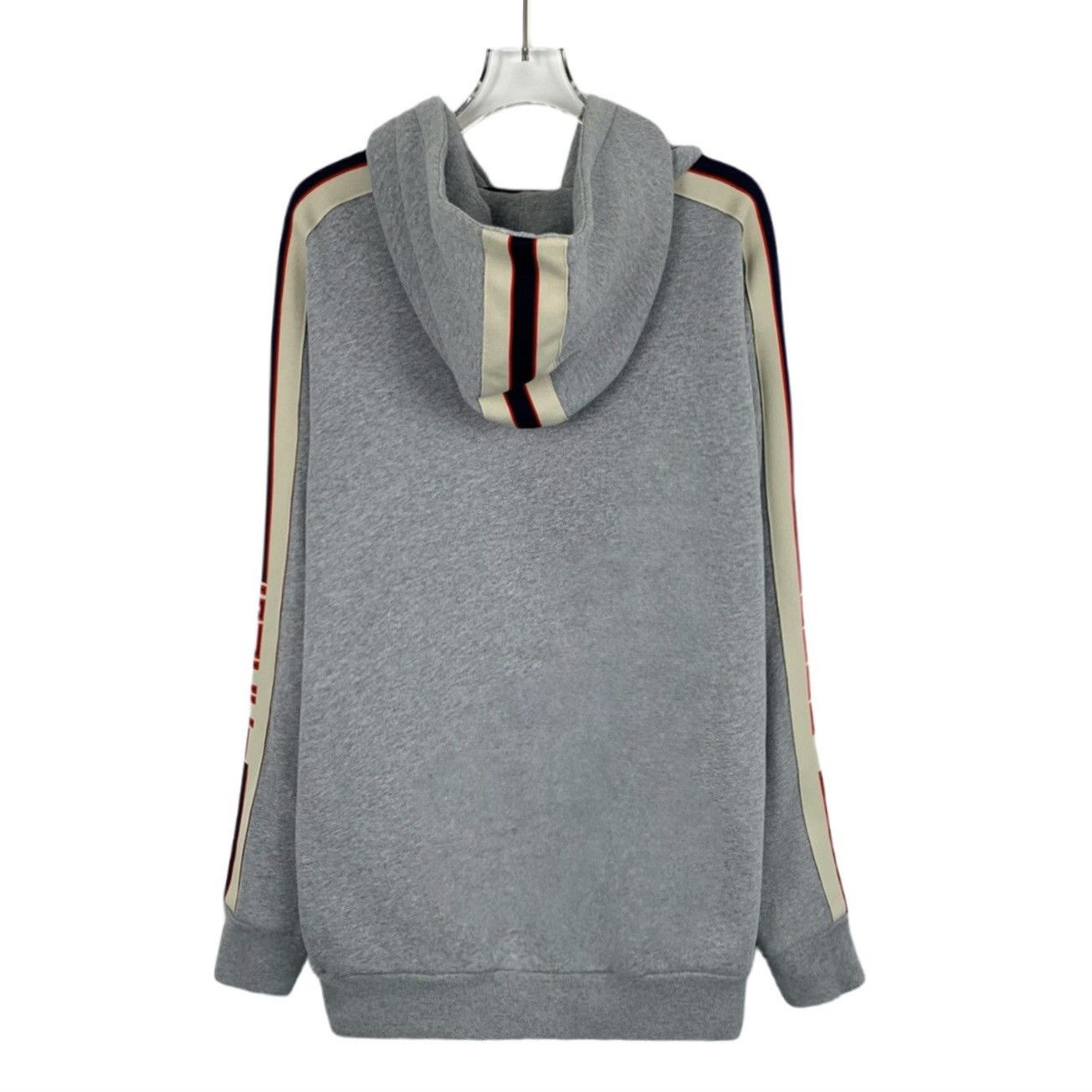 Gucci Gucci Bow Logo Zip-Up Hoodie Gray M Size US M / EU 48-50 / 2 - 3 Thumbnail