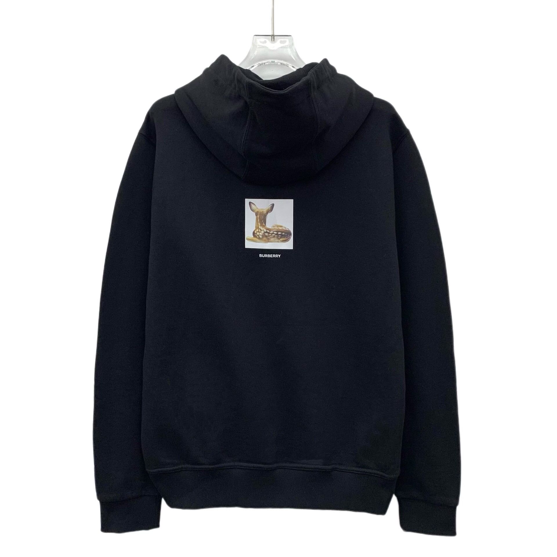 Burberry Burberry Deer Print Cotton Hoodie XS Size US XS / EU 42 / 0 - 3 Thumbnail