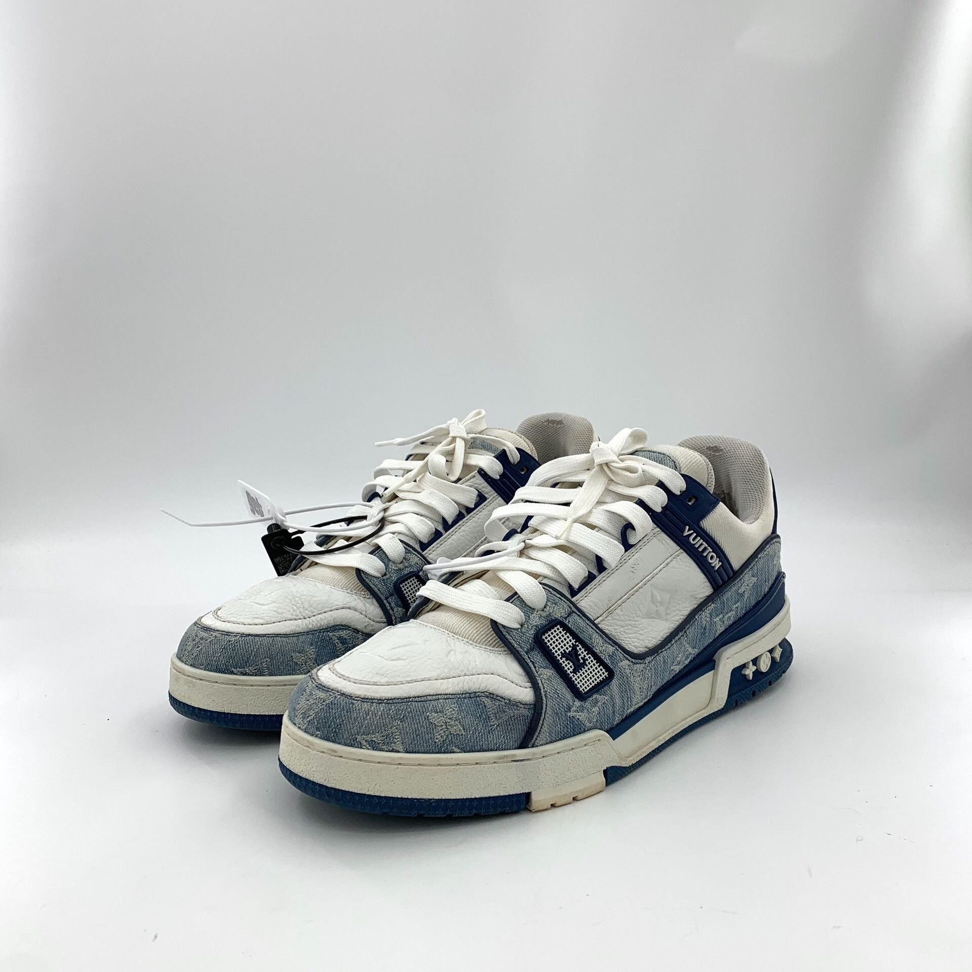 Louis Vuitton Louis Vuitton Monogram Denim Trainer Sneakers 10 Size US 10 / EU 43 - 2 Thumbnail