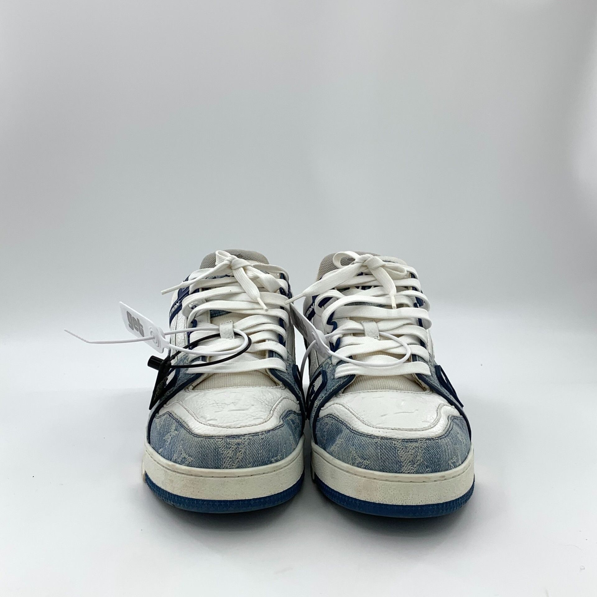 Louis Vuitton Louis Vuitton Monogram Denim Trainer Sneakers 10 Size US 10 / EU 43 - 4 Thumbnail