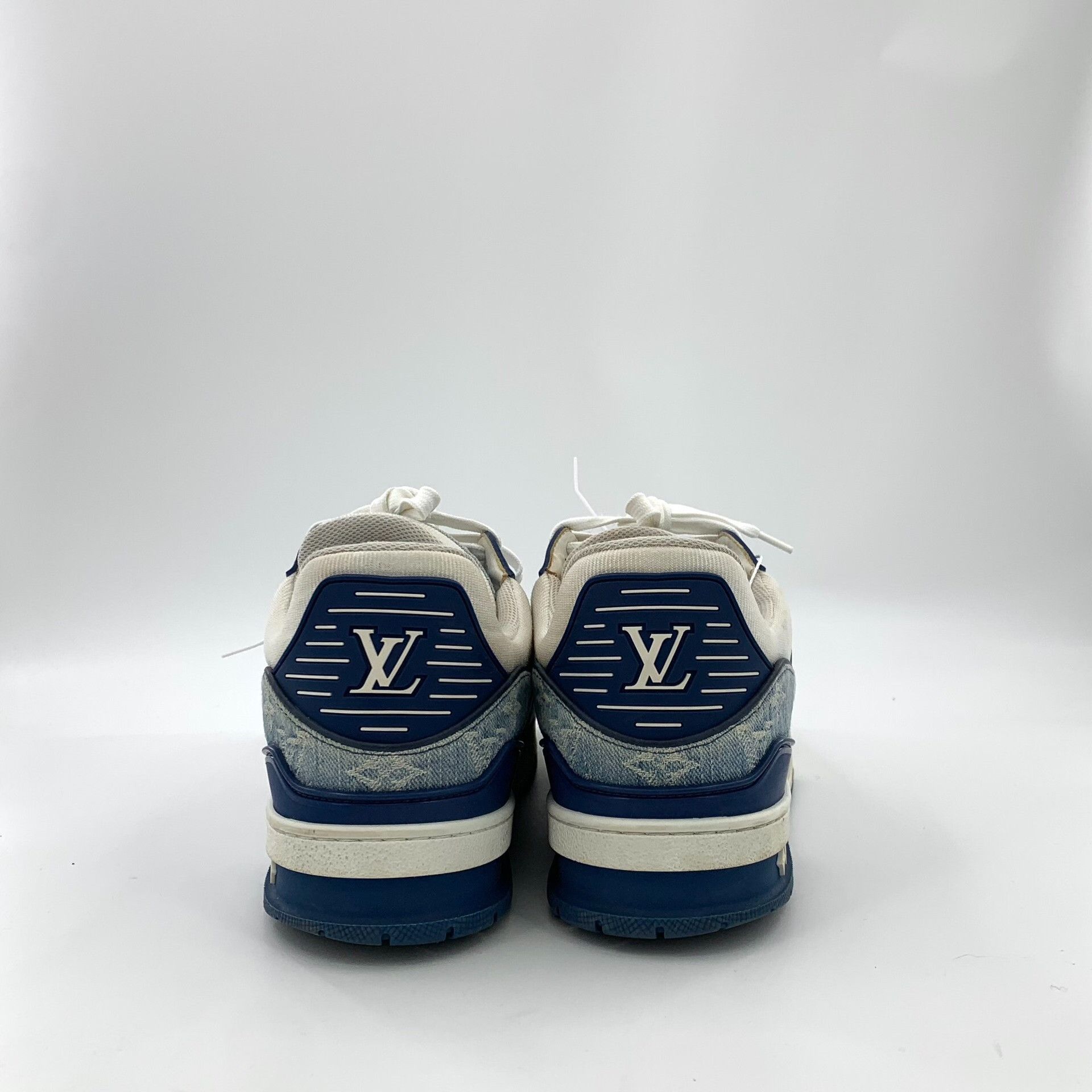 Louis Vuitton Louis Vuitton Monogram Denim Trainer Sneakers 10 Size US 10 / EU 43 - 5 Thumbnail