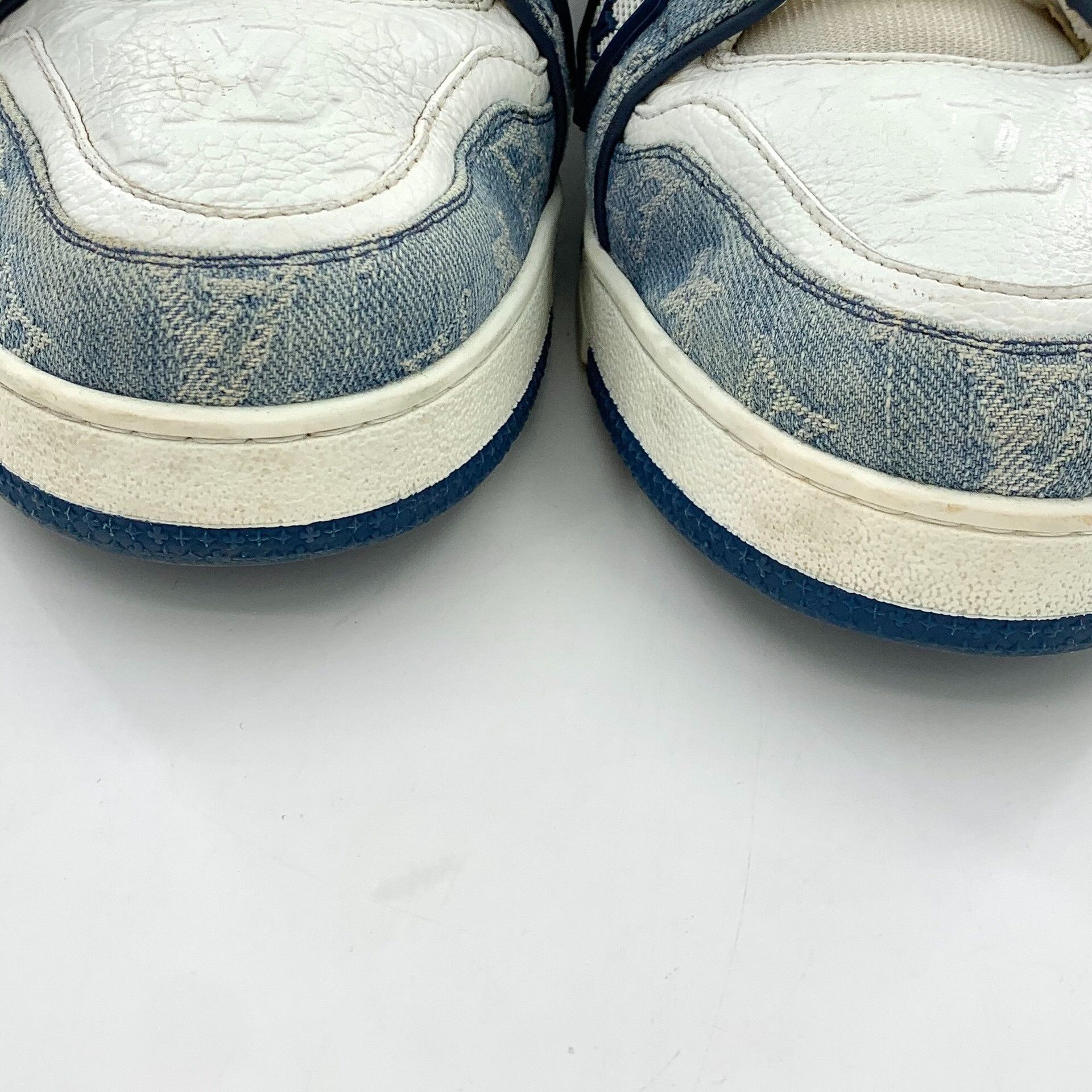 Louis Vuitton Louis Vuitton Monogram Denim Trainer Sneakers 10 Size US 10 / EU 43 - 9 Thumbnail