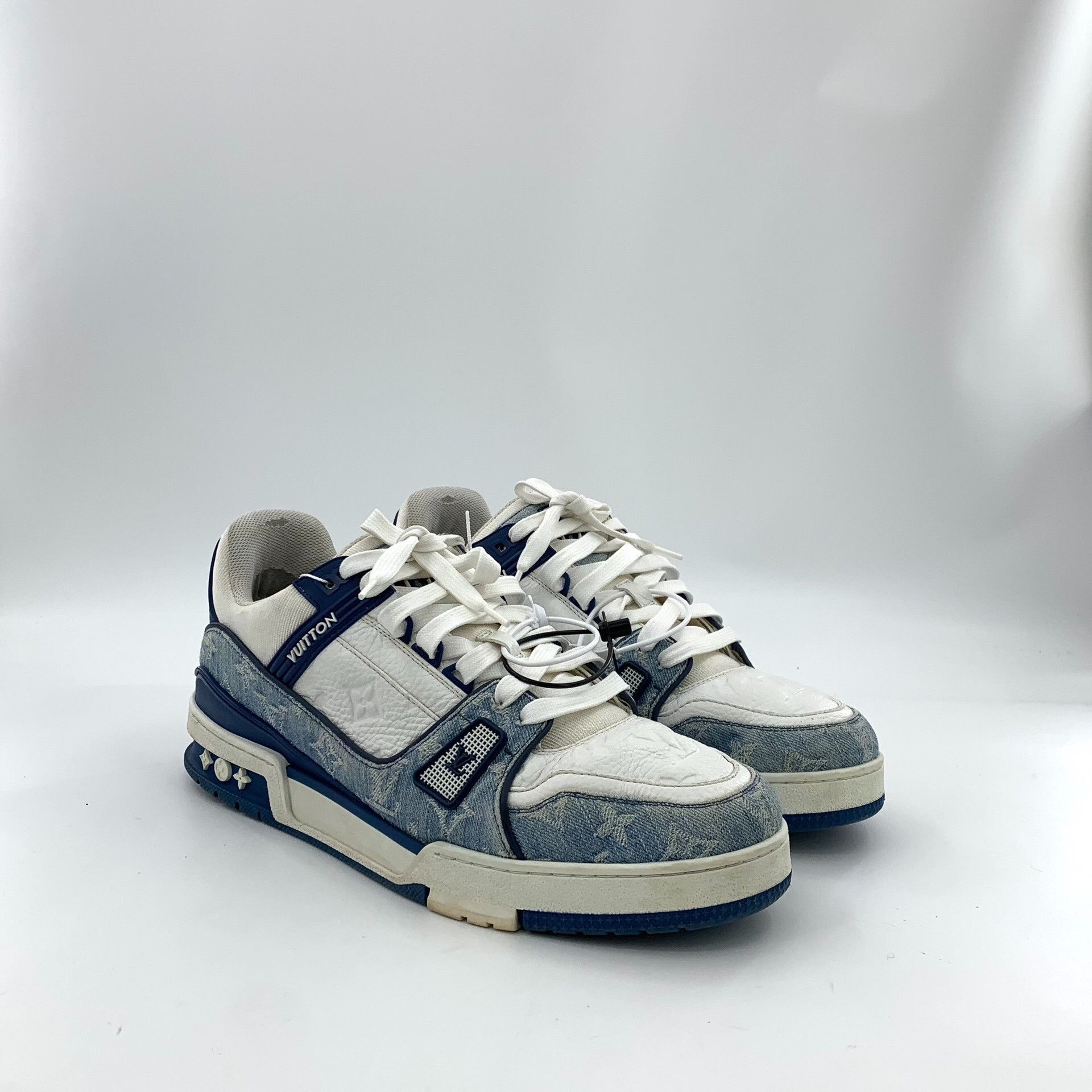 Louis Vuitton Louis Vuitton Monogram Denim Trainer Sneakers 10 Size US 10 / EU 43 - 3 Thumbnail
