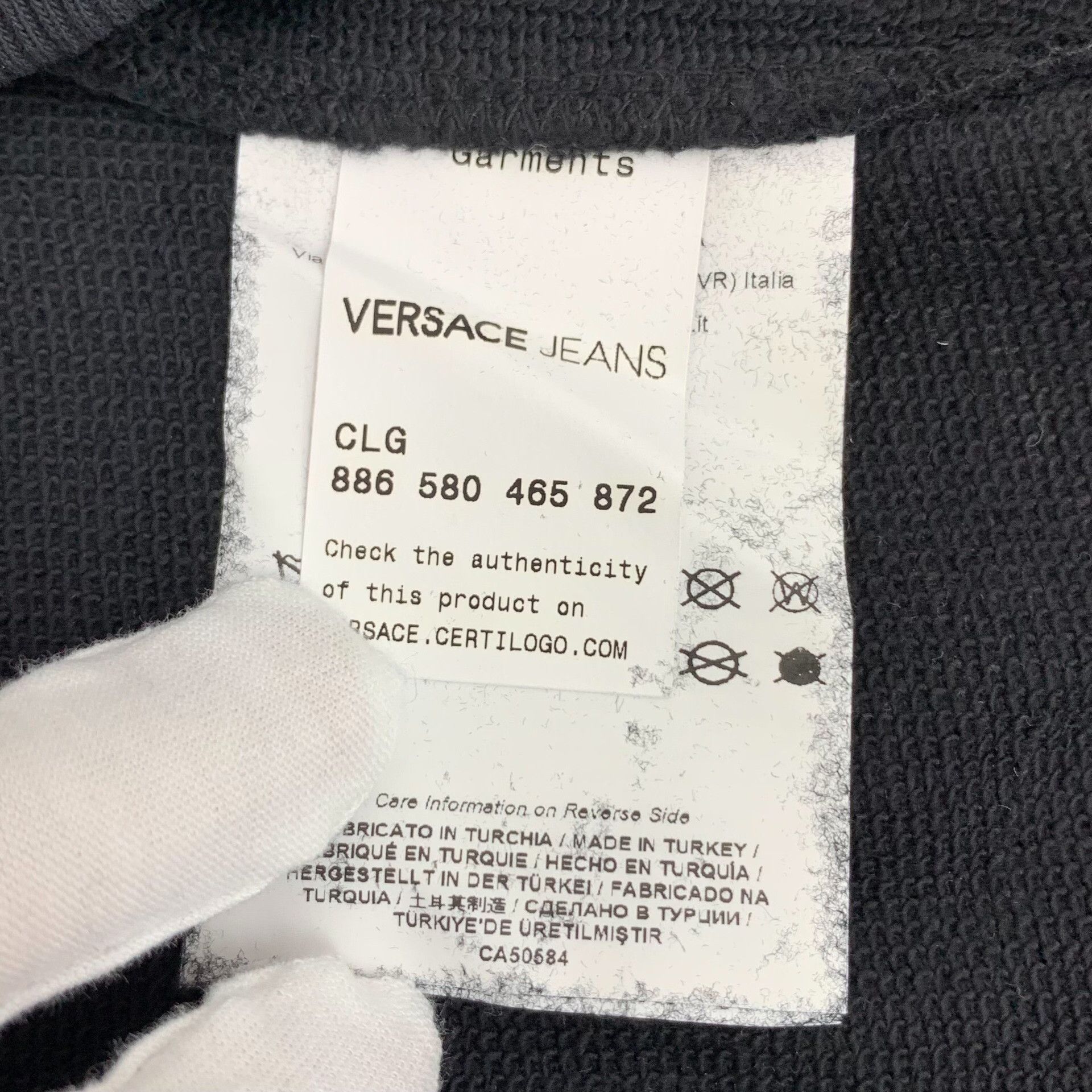 Versace Versace Jeans Graphic Logo Print Sweatshirt Size L Size US L / EU 52-54 / 3 - 8 Thumbnail