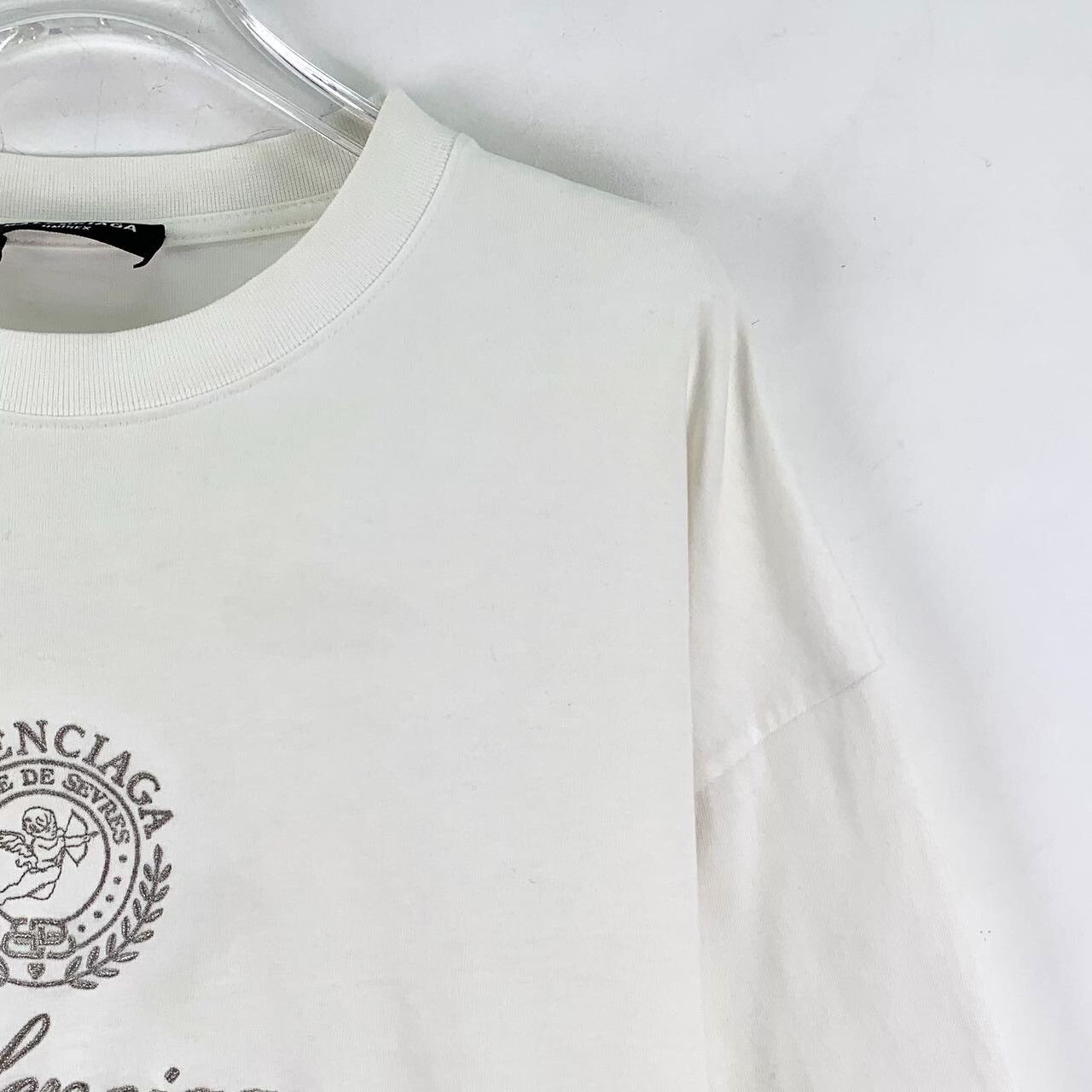 Balenciaga Balenciaga Crest Logo T-Shirt M Size US M / EU 48-50 / 2 - 4 Thumbnail