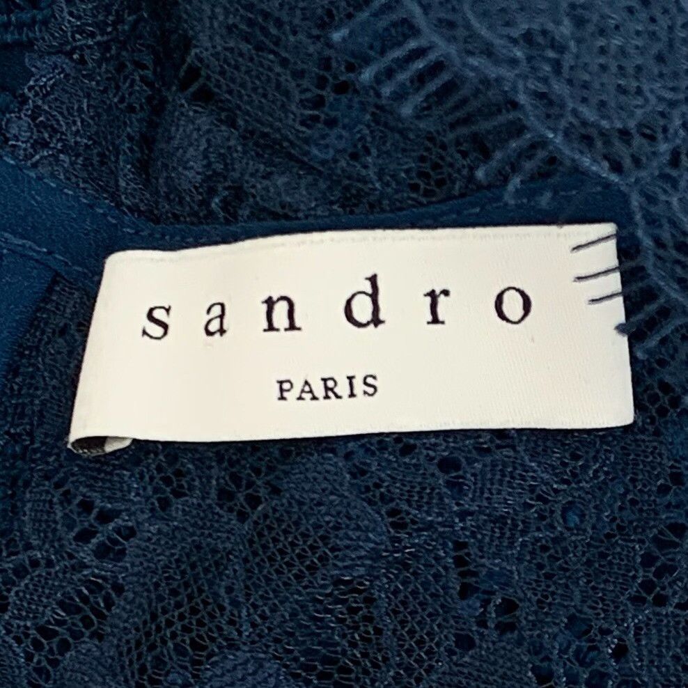 Sandro Sandro Floral Lace Mini Dress 38 Size S / US 4 / IT 40 - 6 Thumbnail