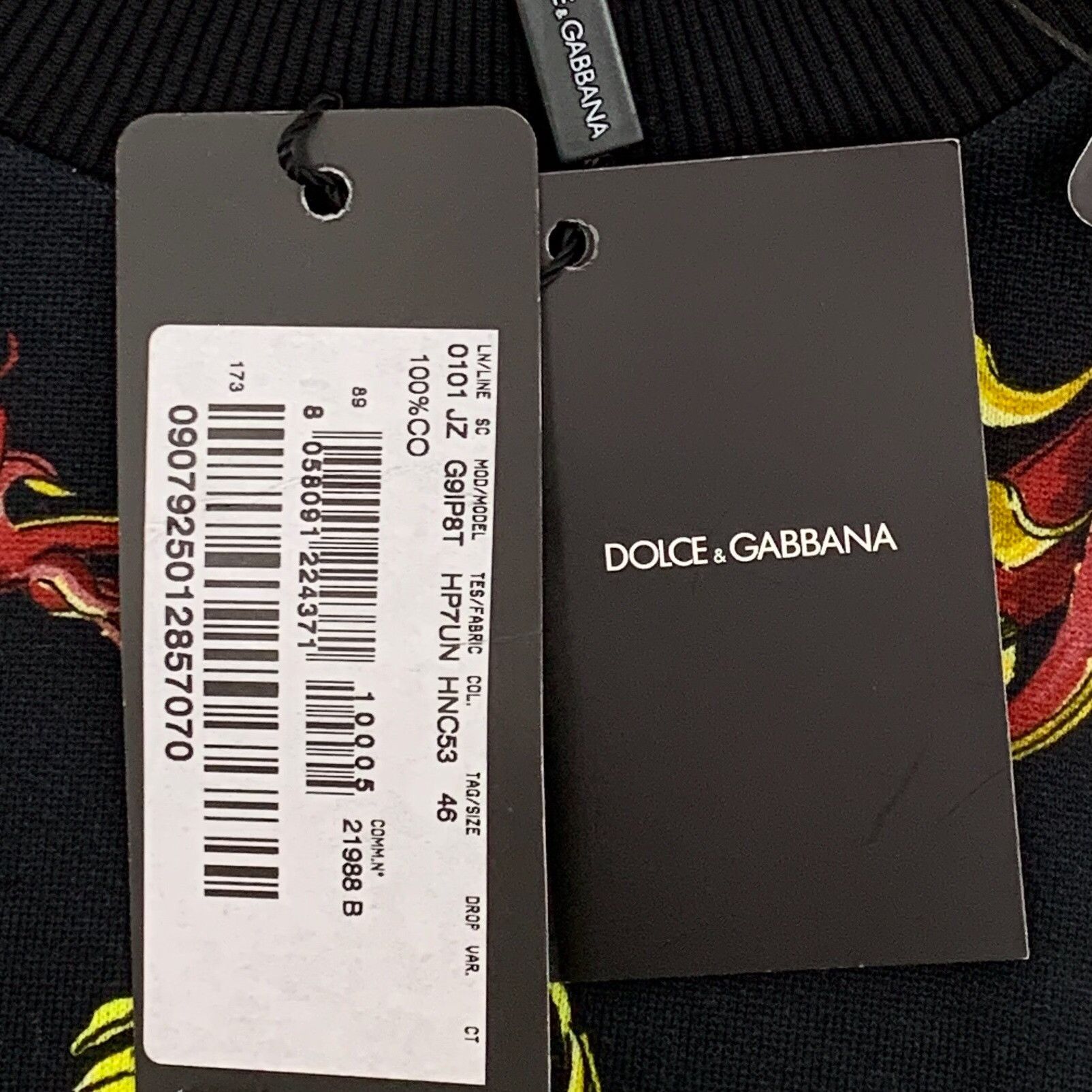 Dolce & Gabbana Dolce & Gabbana Crest Print Sweatshirt Size 46 Size US S / EU 44-46 / 1 - 9 Thumbnail