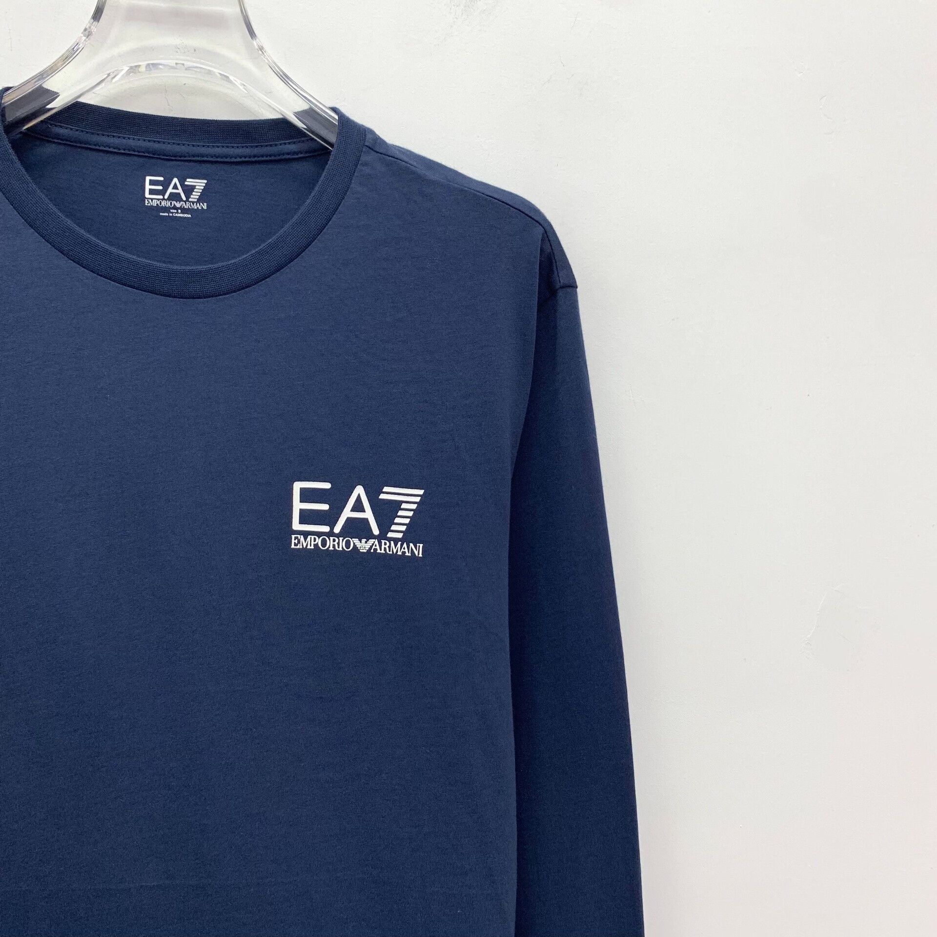 Emporio Armani EA7 Emporio Armani Logo Print Long Sleeve Tee Size S Size US S / EU 44-46 / 1 - 4 Thumbnail