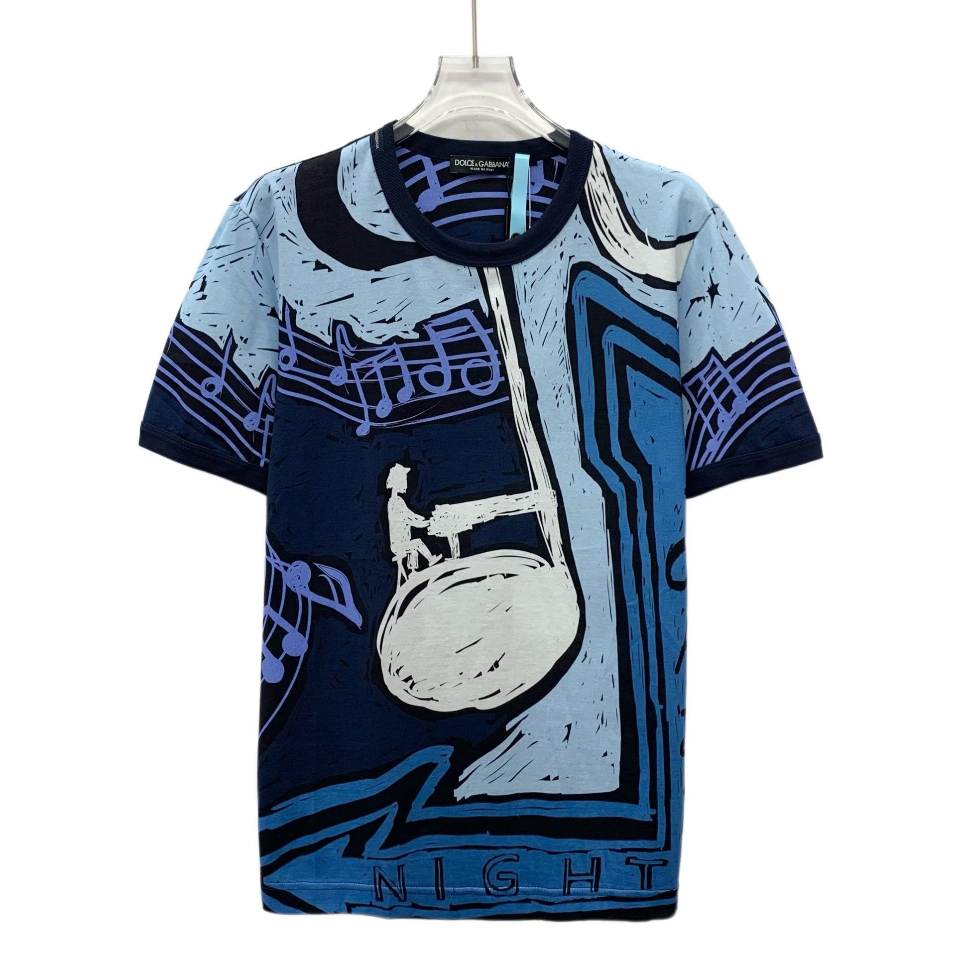 Dolce & Gabbana Dolce & Gabbana Musical Note Graphic T-Shirt 44 Size US S / EU 44-46 / 1 - 2 Thumbnail