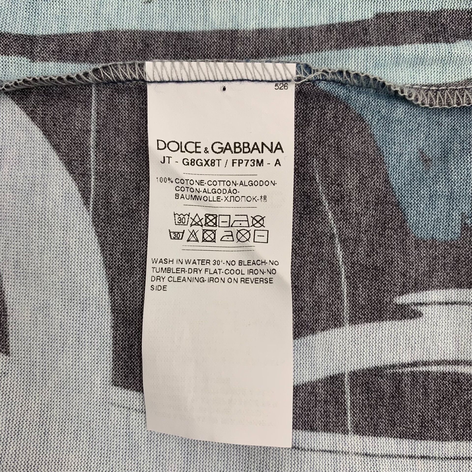 Dolce & Gabbana Dolce & Gabbana Musical Note Graphic T-Shirt 44 Size US S / EU 44-46 / 1 - 7 Thumbnail