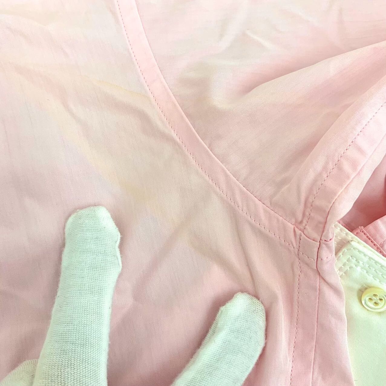 Loewe Loewe Pink Contrast Collar Embroidered Shirt 38 Size S / US 4 / IT 40 - 10 Thumbnail