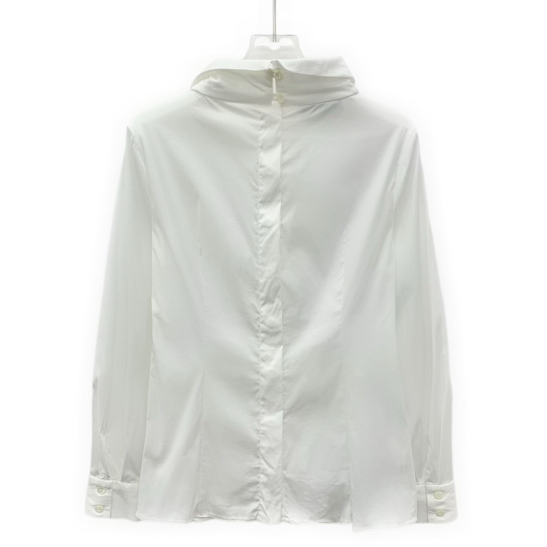 Prada Prada Bow Accent Poplin Shirt 38 Size XS / US 0-2 / IT 36-38 - 3 Thumbnail