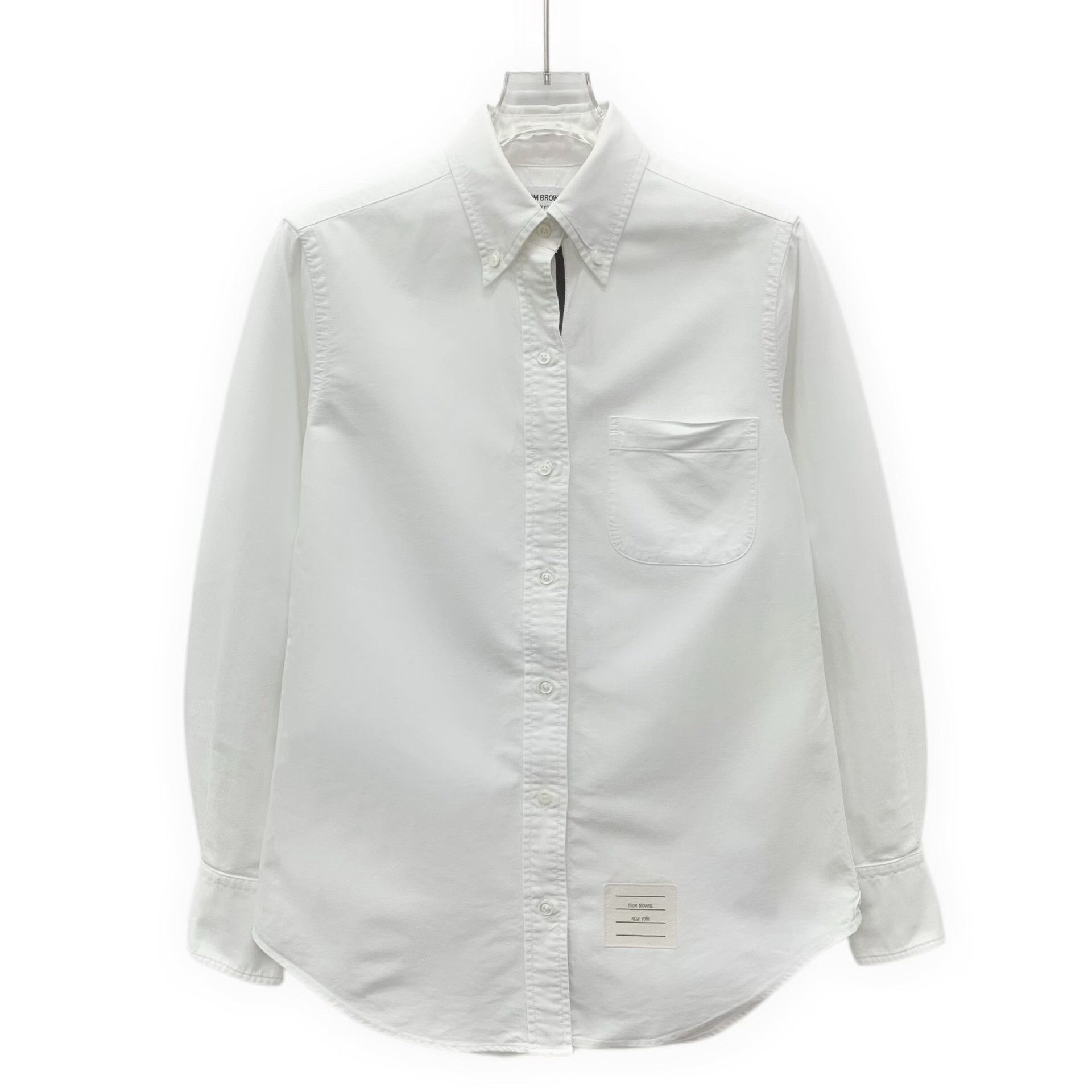 Thom Browne Thom Browne White Cotton Long Sleeve Shirt US S Size US S / EU 44-46 / 1 - 2 Thumbnail