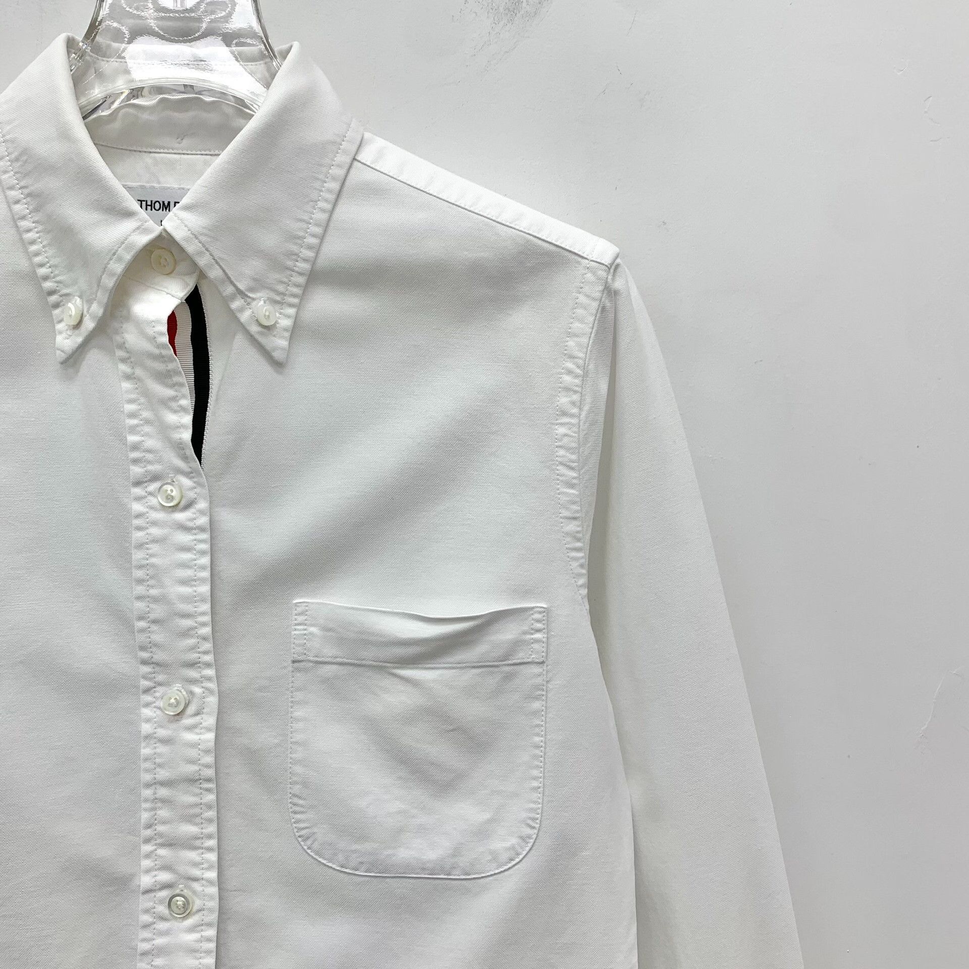 Thom Browne Thom Browne White Cotton Long Sleeve Shirt US S Size US S / EU 44-46 / 1 - 4 Thumbnail