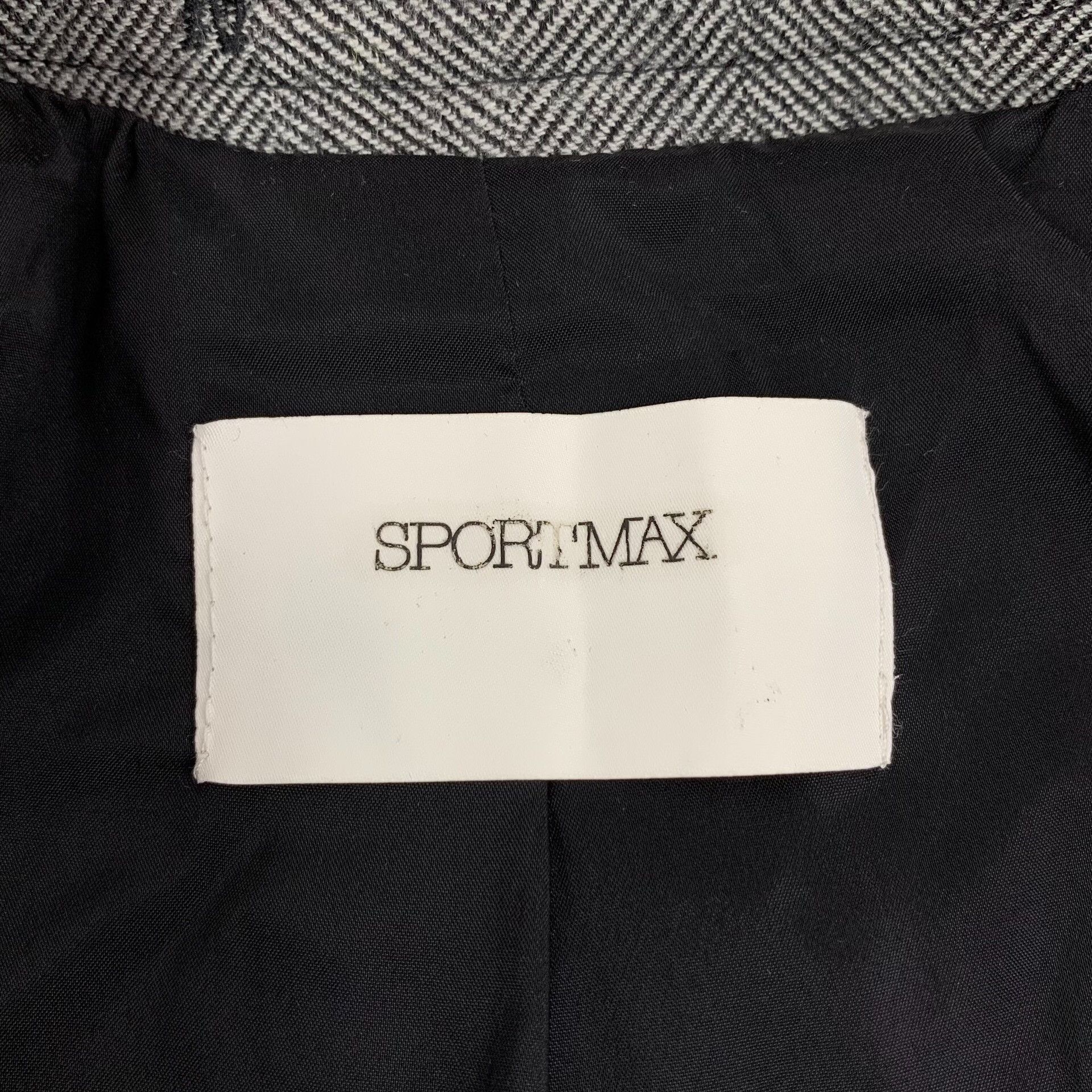 Sportmax Sportmax Gray Virgin Wool Blazer Size IT 38 Size XS / US 0-2 / IT 36-38 - 6 Thumbnail