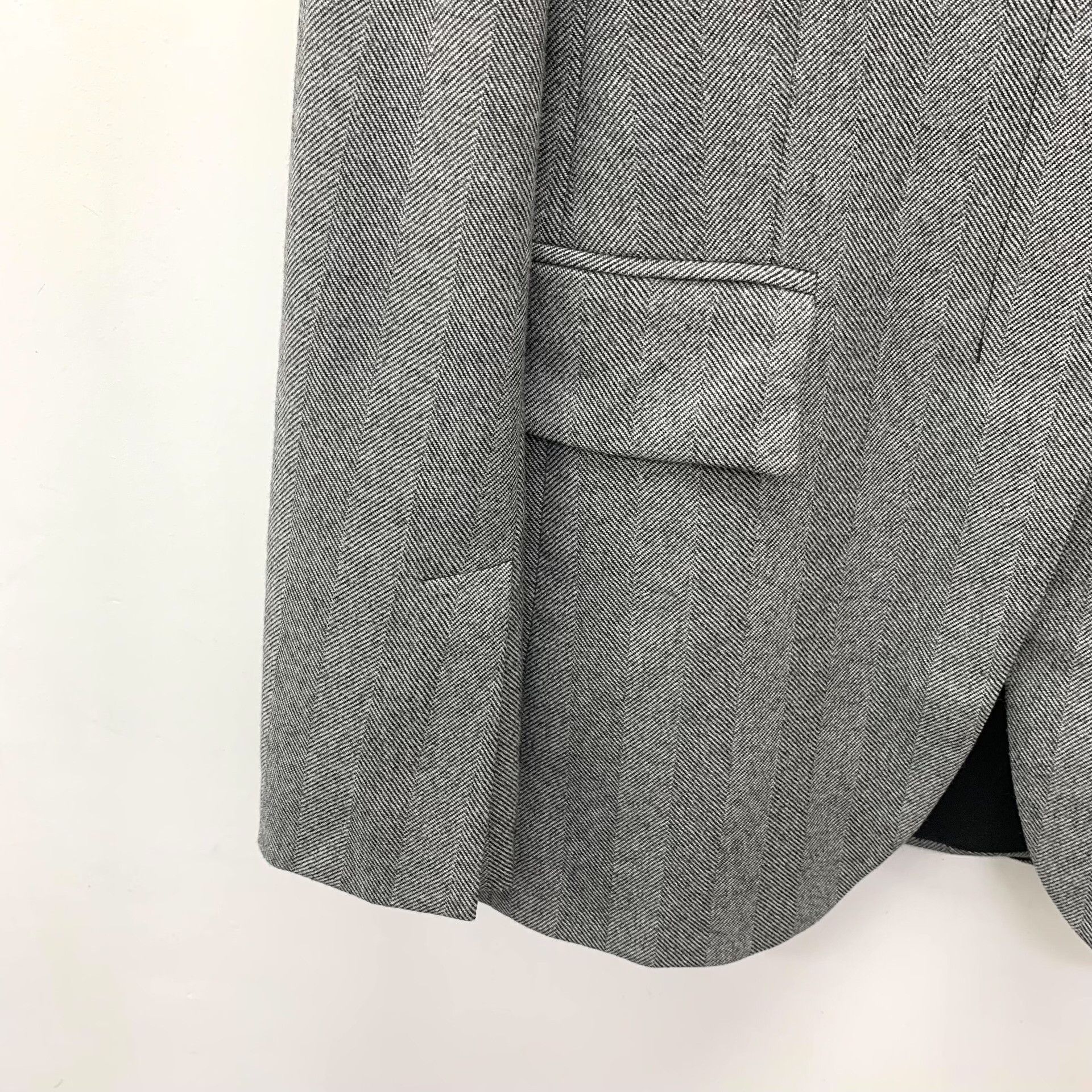 Sportmax Sportmax Gray Virgin Wool Blazer Size IT 38 Size XS / US 0-2 / IT 36-38 - 5 Thumbnail