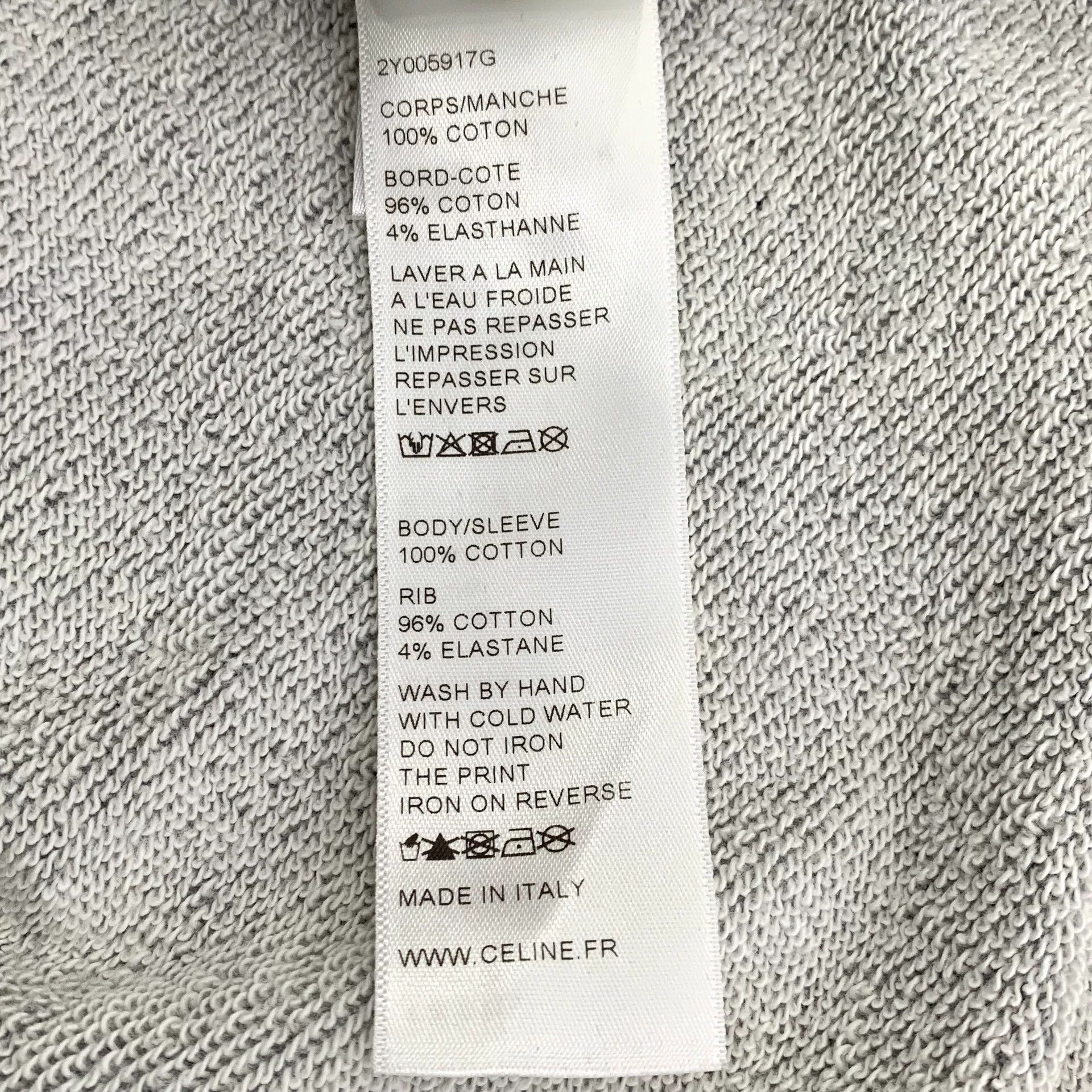 Celine Celine Back Logo Hoodie XS Size US XS / EU 42 / 0 - 9 Thumbnail