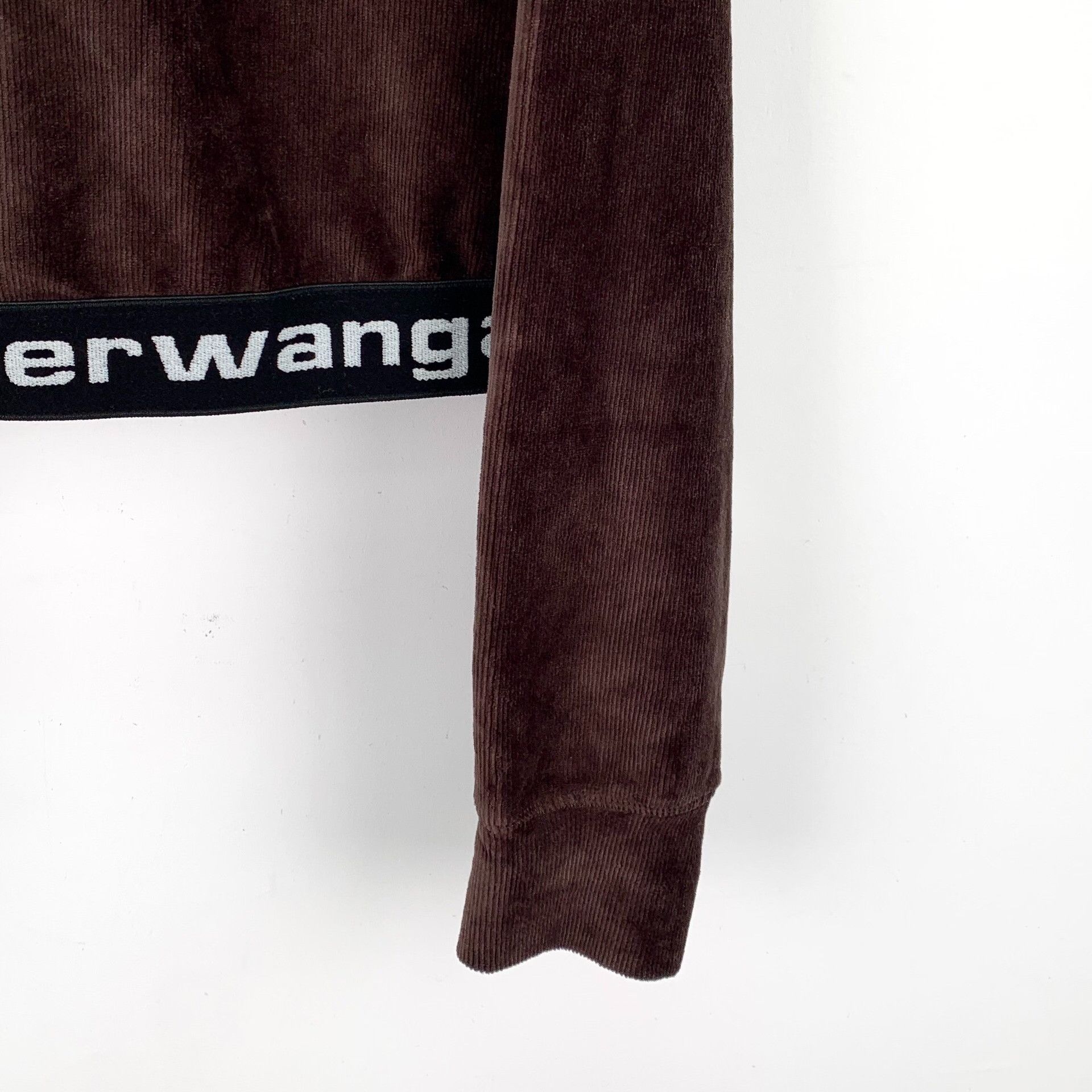 Alexander Wang Alexander Wang Brown Velour Logo Hoodie S Size S / US 4 / IT 40 - 5 Thumbnail