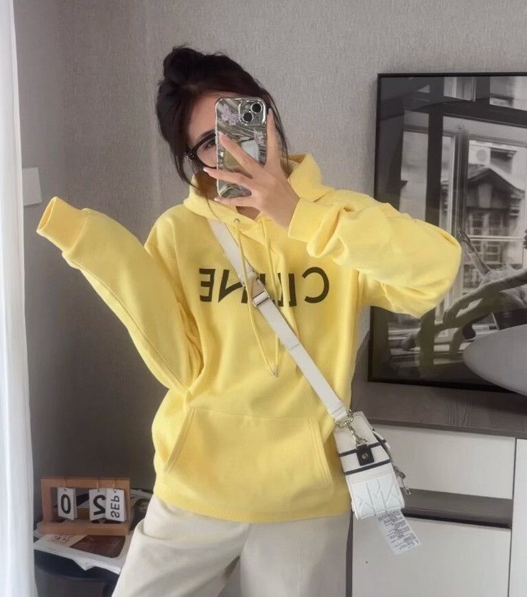 Celine CELINE Logo Printed Cotton Hoodie Size S Size S / US 4 / IT 40 - 10 Thumbnail