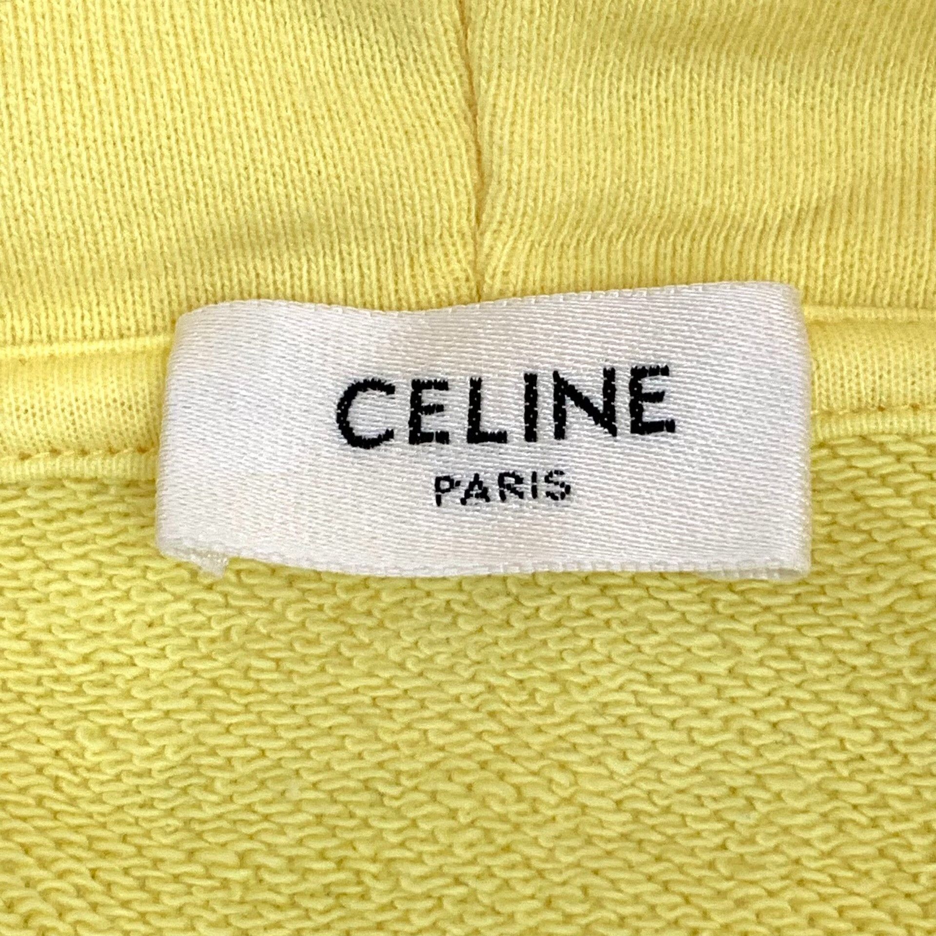 Celine CELINE Logo Printed Cotton Hoodie Size S Size S / US 4 / IT 40 - 6 Thumbnail