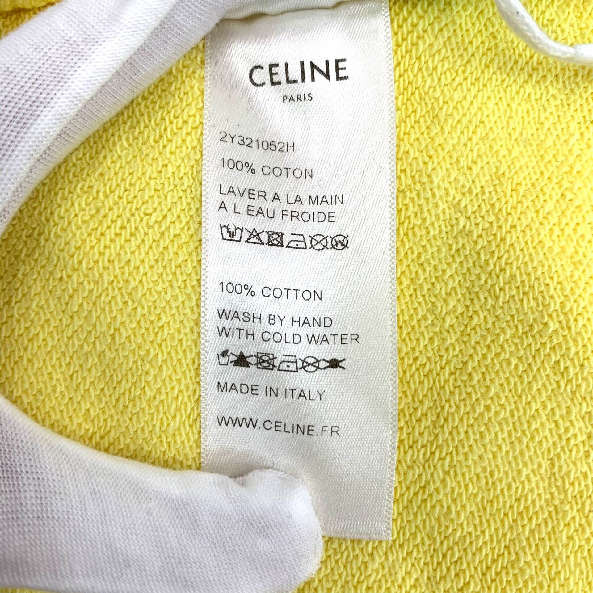 Celine CELINE Logo Printed Cotton Hoodie Size S Size S / US 4 / IT 40 - 8 Thumbnail