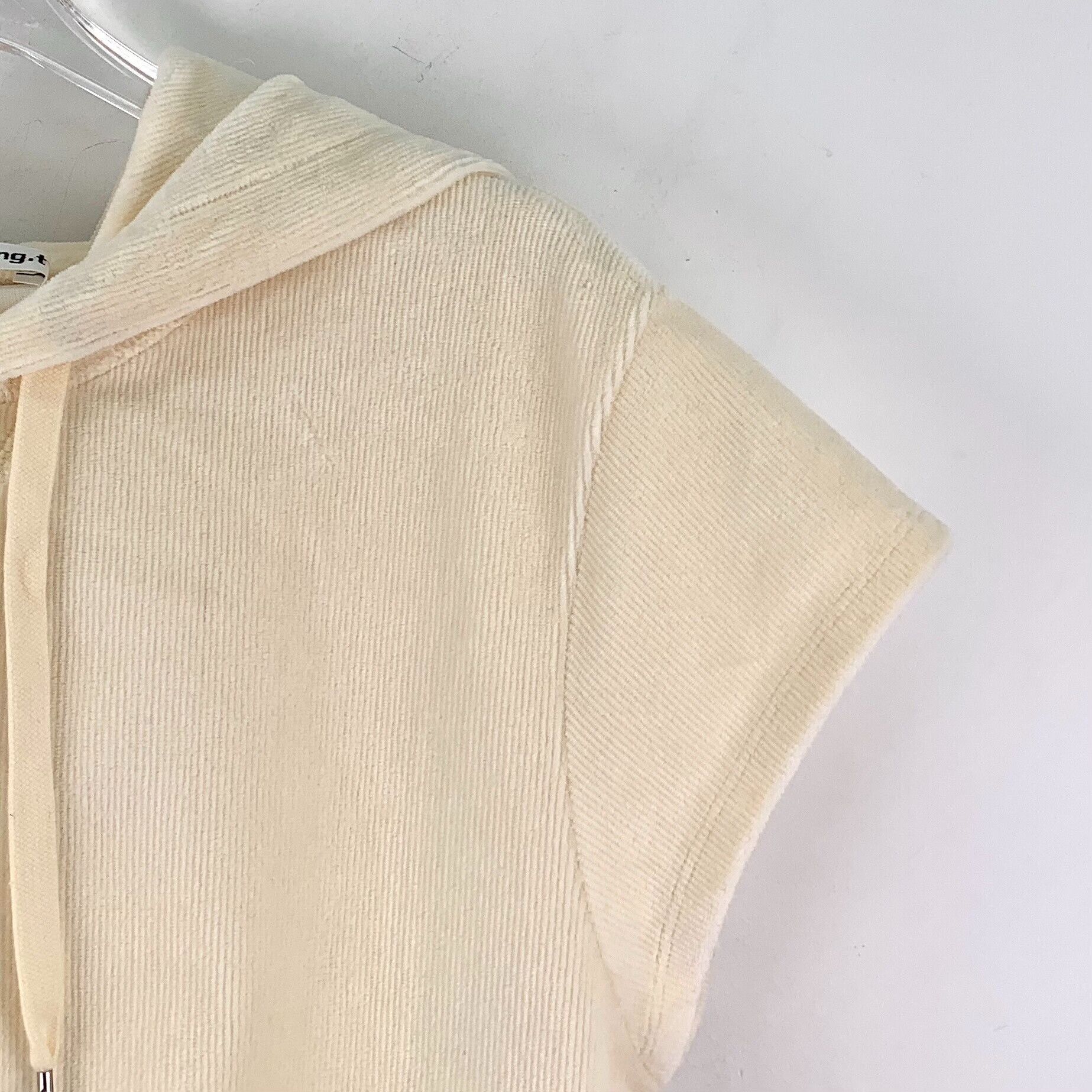 Alexander Wang Alexander Wang Logo Hem Cropped Hoodie S Size S / US 4 / IT 40 - 4 Thumbnail
