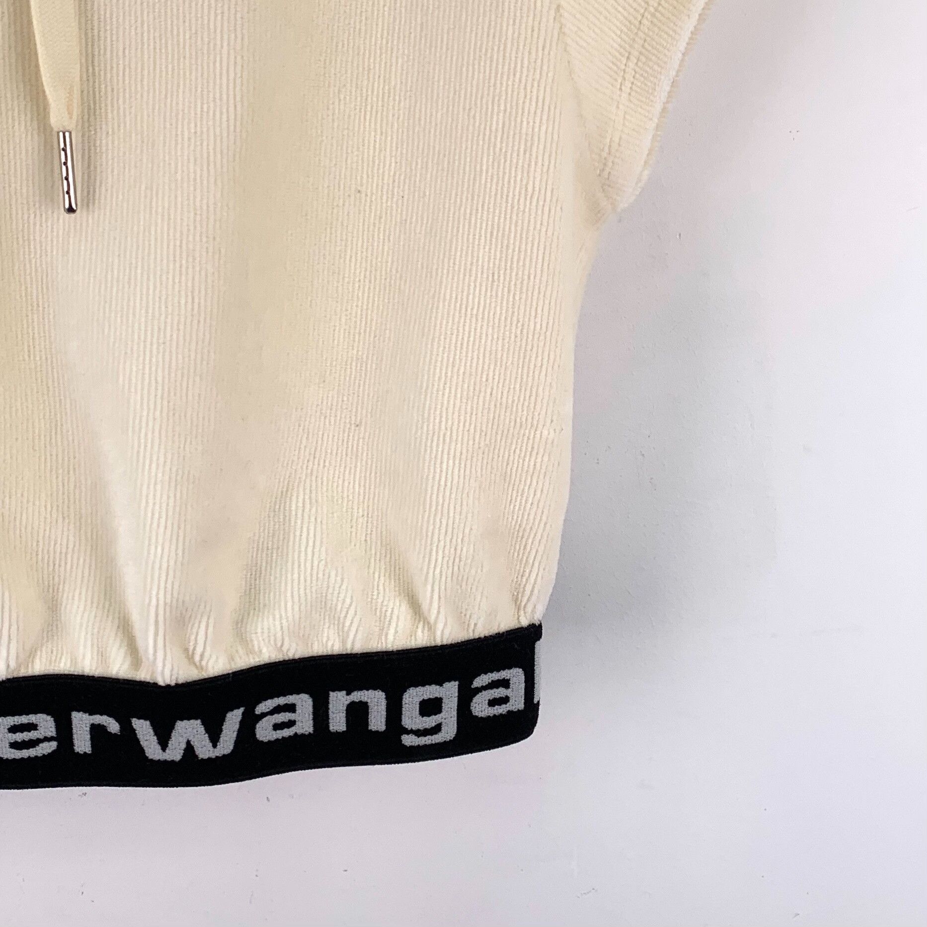 Alexander Wang Alexander Wang Logo Hem Cropped Hoodie S Size S / US 4 / IT 40 - 6 Thumbnail