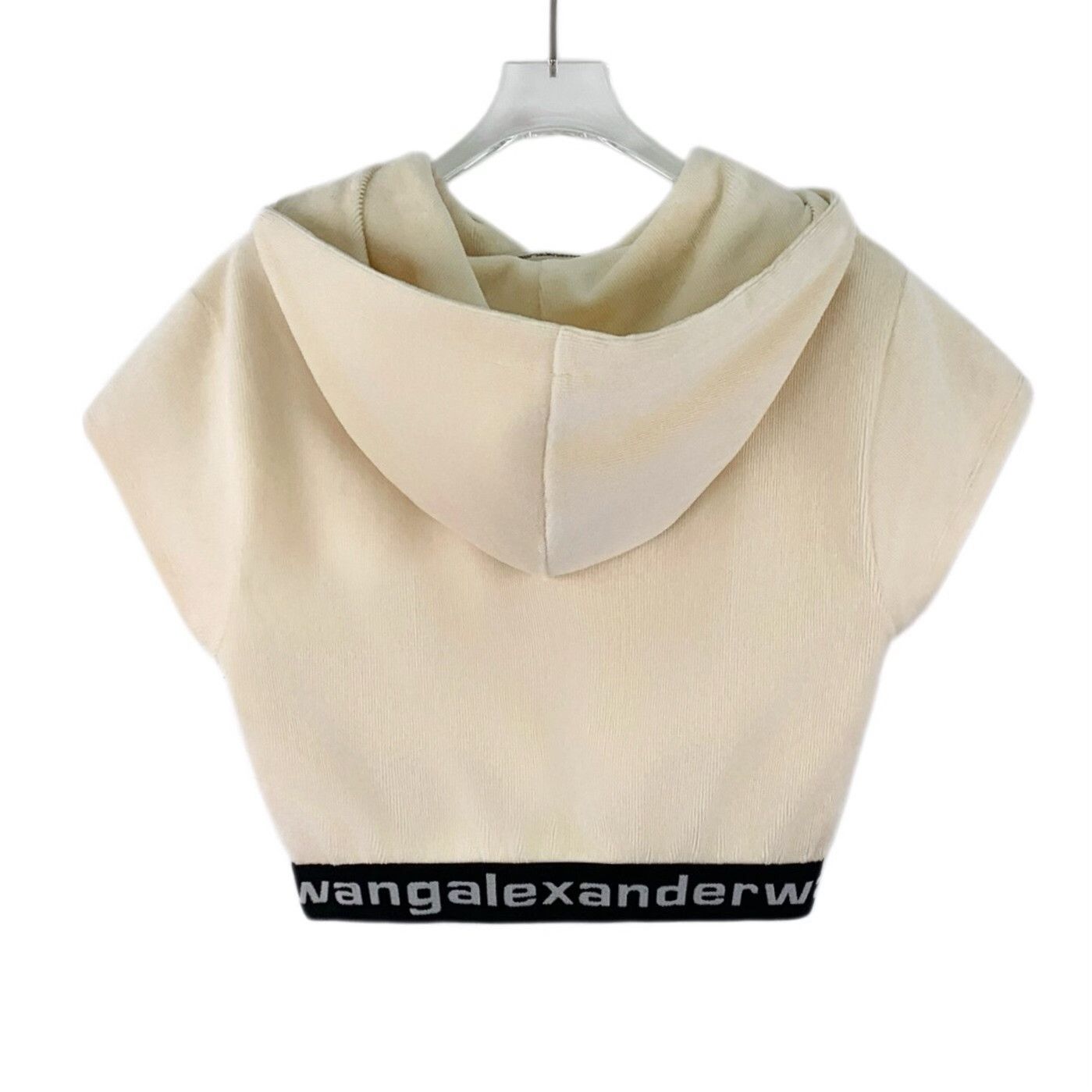 Alexander Wang Alexander Wang Logo Hem Cropped Hoodie S Size S / US 4 / IT 40 - 3 Thumbnail