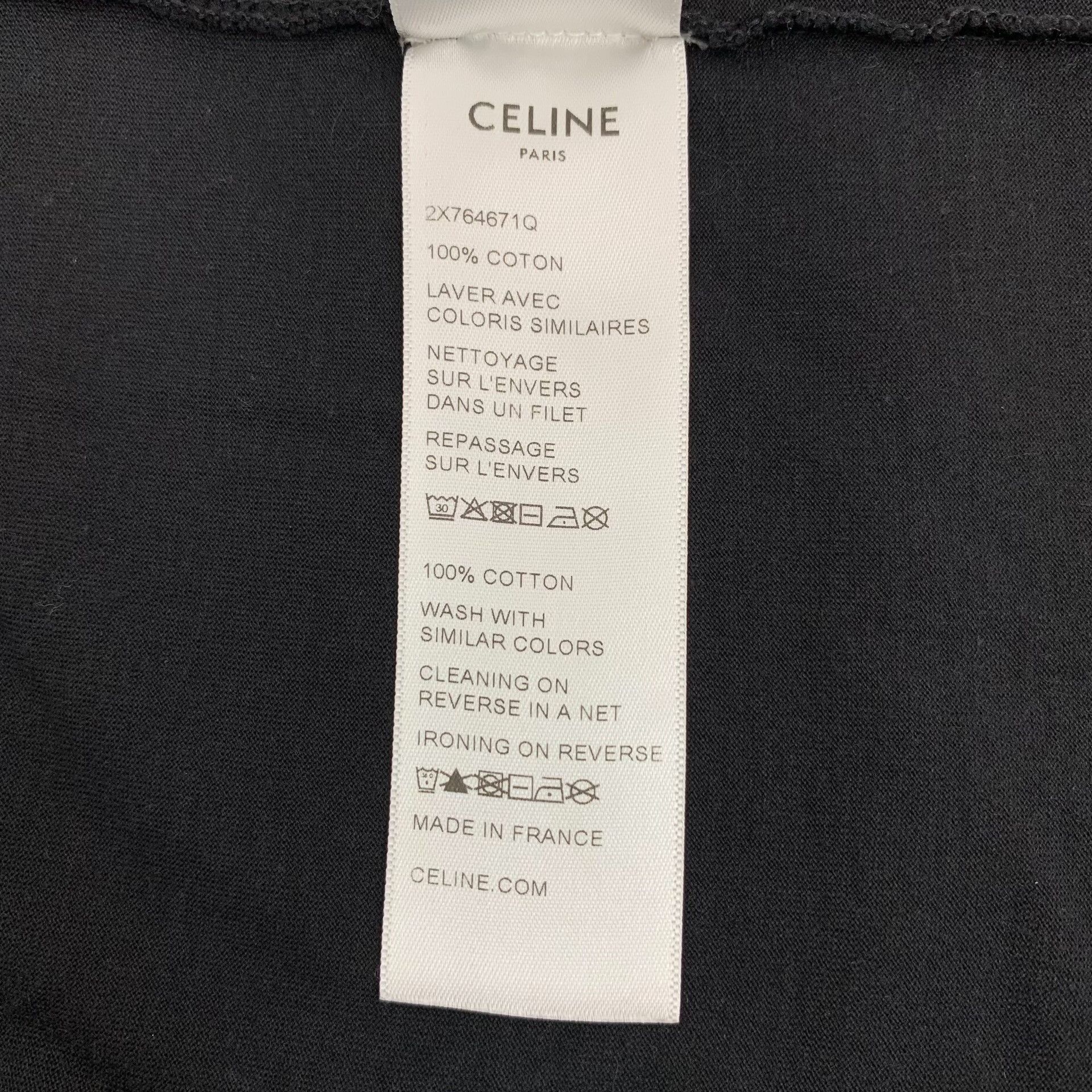 Celine Celine Logo Print T-Shirt M Size US M / EU 48-50 / 2 - 8 Thumbnail