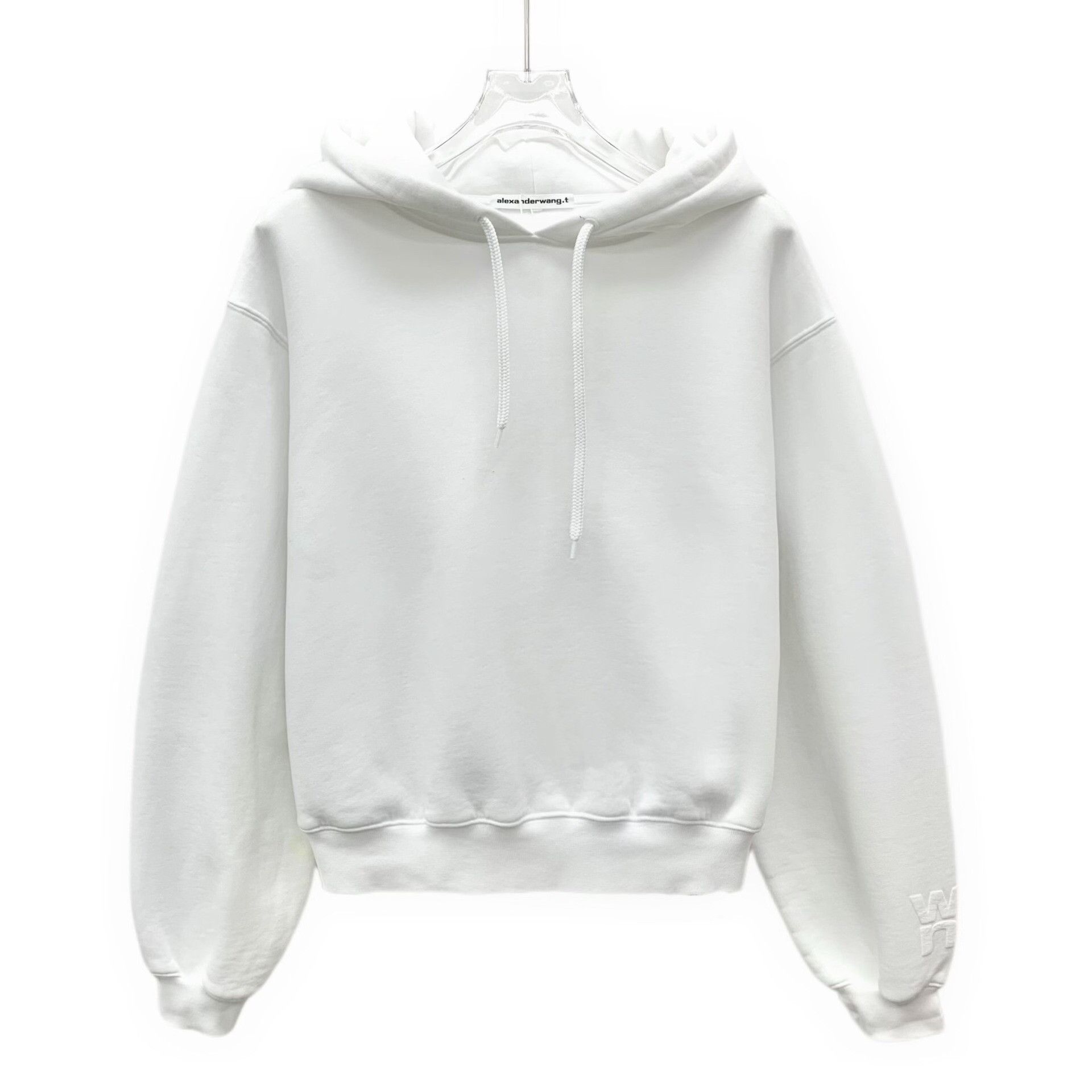 Alexander Wang Alexander Wang White Cotton Hoodie XXS Size XXS / US 00 / IT 34 - 2 Thumbnail