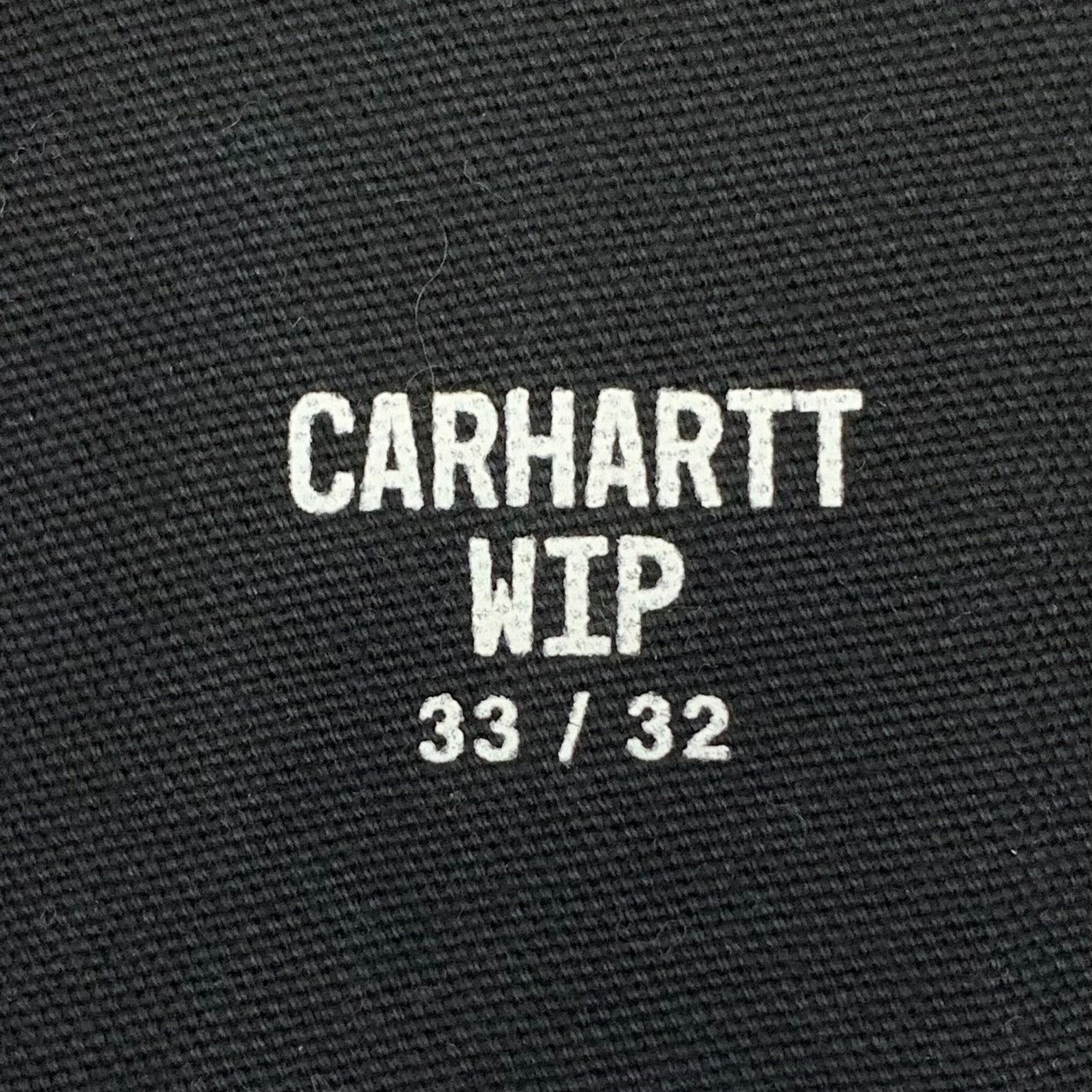 Carhartt Wip Carhartt WIP Black Cotton Bib Overalls Size 33 Size US 33 - 8 Thumbnail