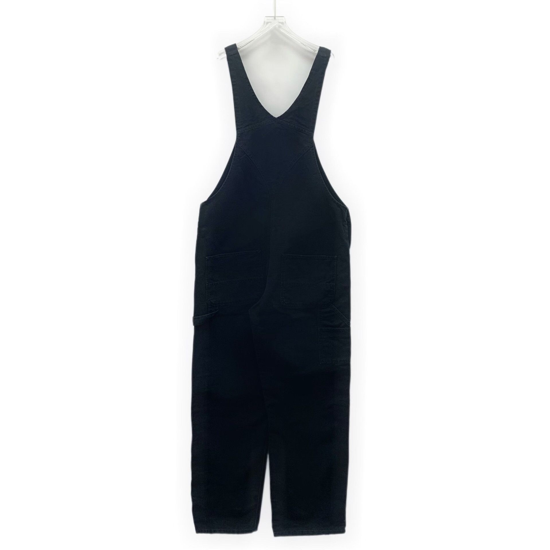 Carhartt Wip Carhartt WIP Black Cotton Bib Overalls Size 33 Size US 33 - 3 Thumbnail