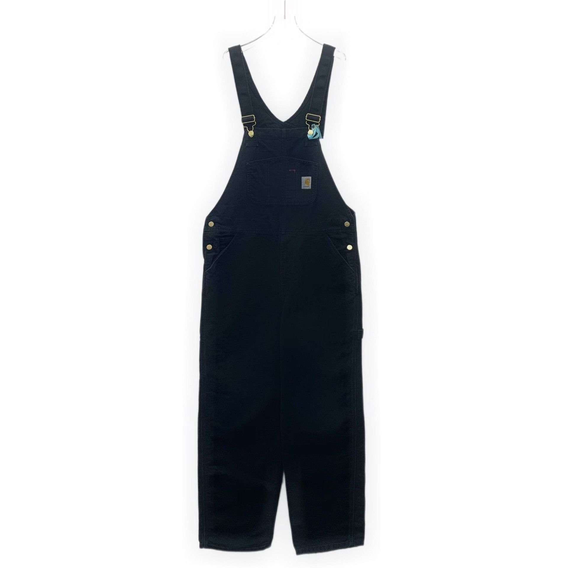 Carhartt Wip Carhartt WIP Black Cotton Bib Overalls Size 33 Size US 33 - 2 Thumbnail