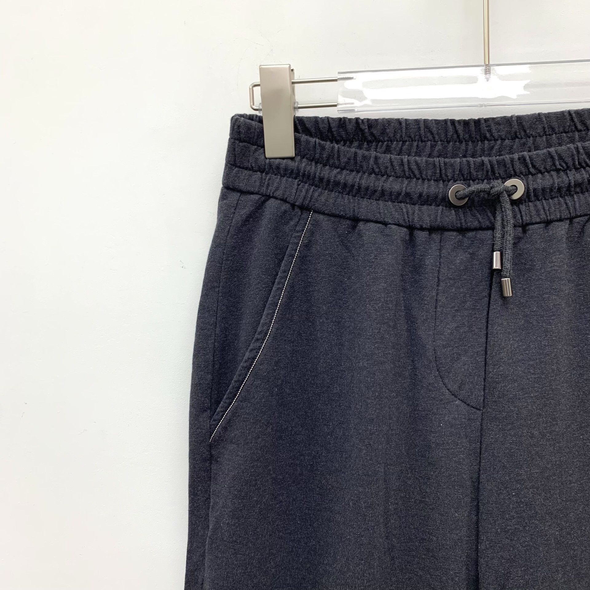 Brunello Cucinelli Brunello Cucinelli Gray Cotton Sweatpants Size XS Size US 28 / EU 44 - 4 Thumbnail