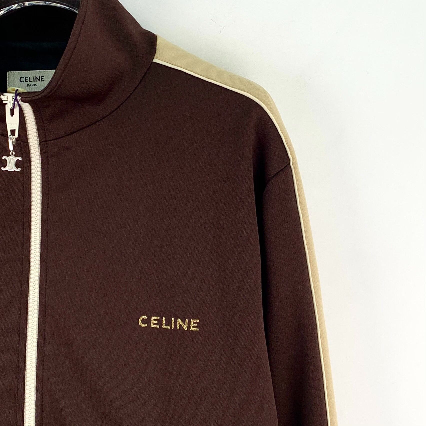 Celine Celine Le Palace Striped Track Jacket Size M Size US M / EU 48-50 / 2 - 4 Thumbnail