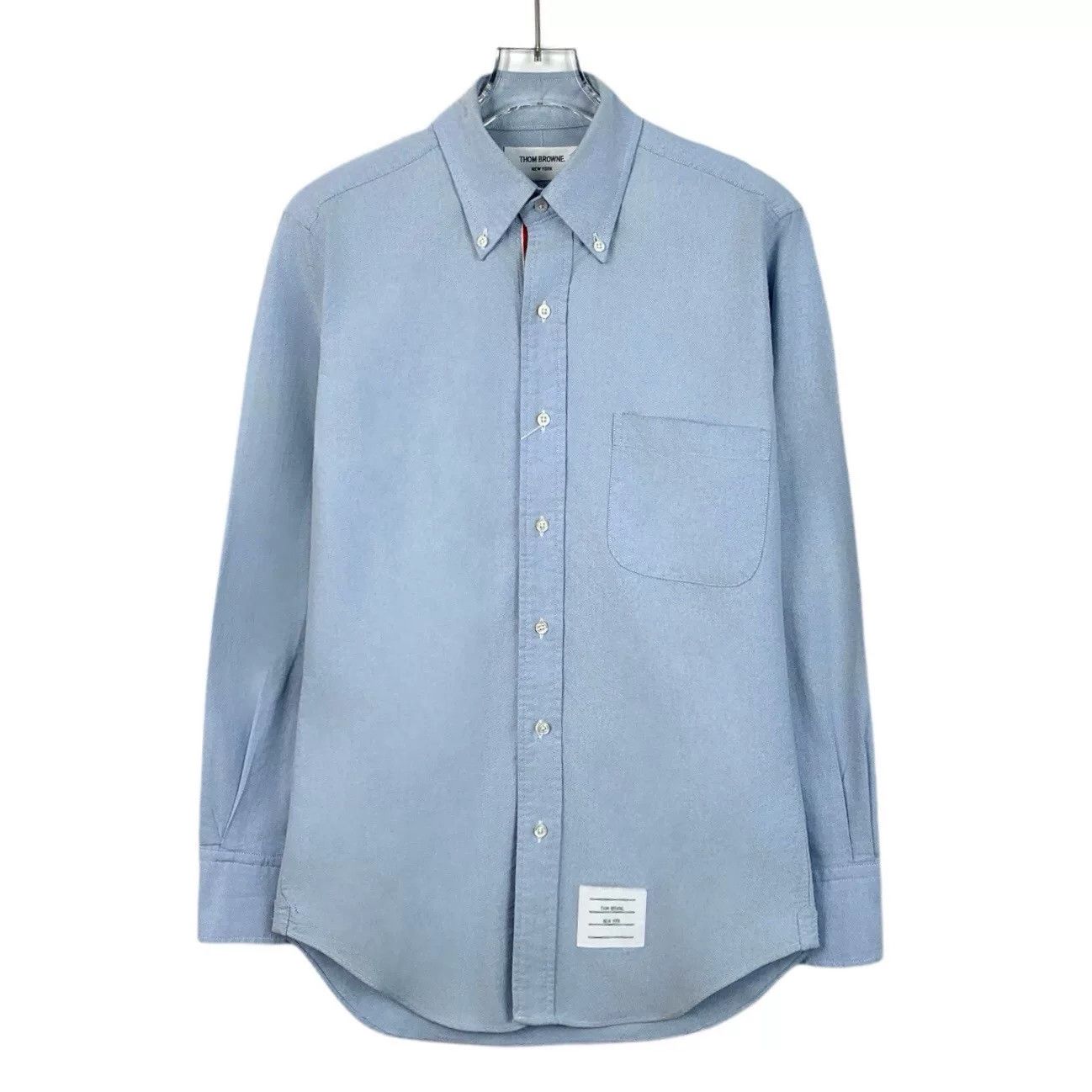 Thom Browne Thom Browne Blue Oxford Button Down Shirt Size 0 Size US XS / EU 42 / 0 - 2 Thumbnail