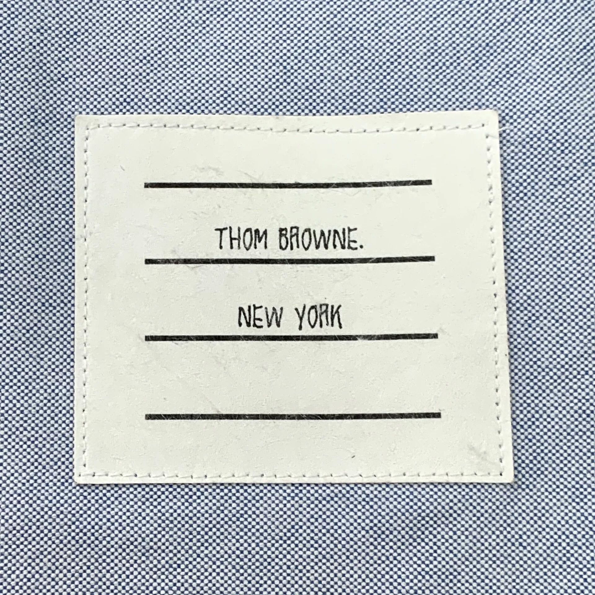 Thom Browne Thom Browne Blue Oxford Button Down Shirt Size 0 Size US XS / EU 42 / 0 - 6 Thumbnail