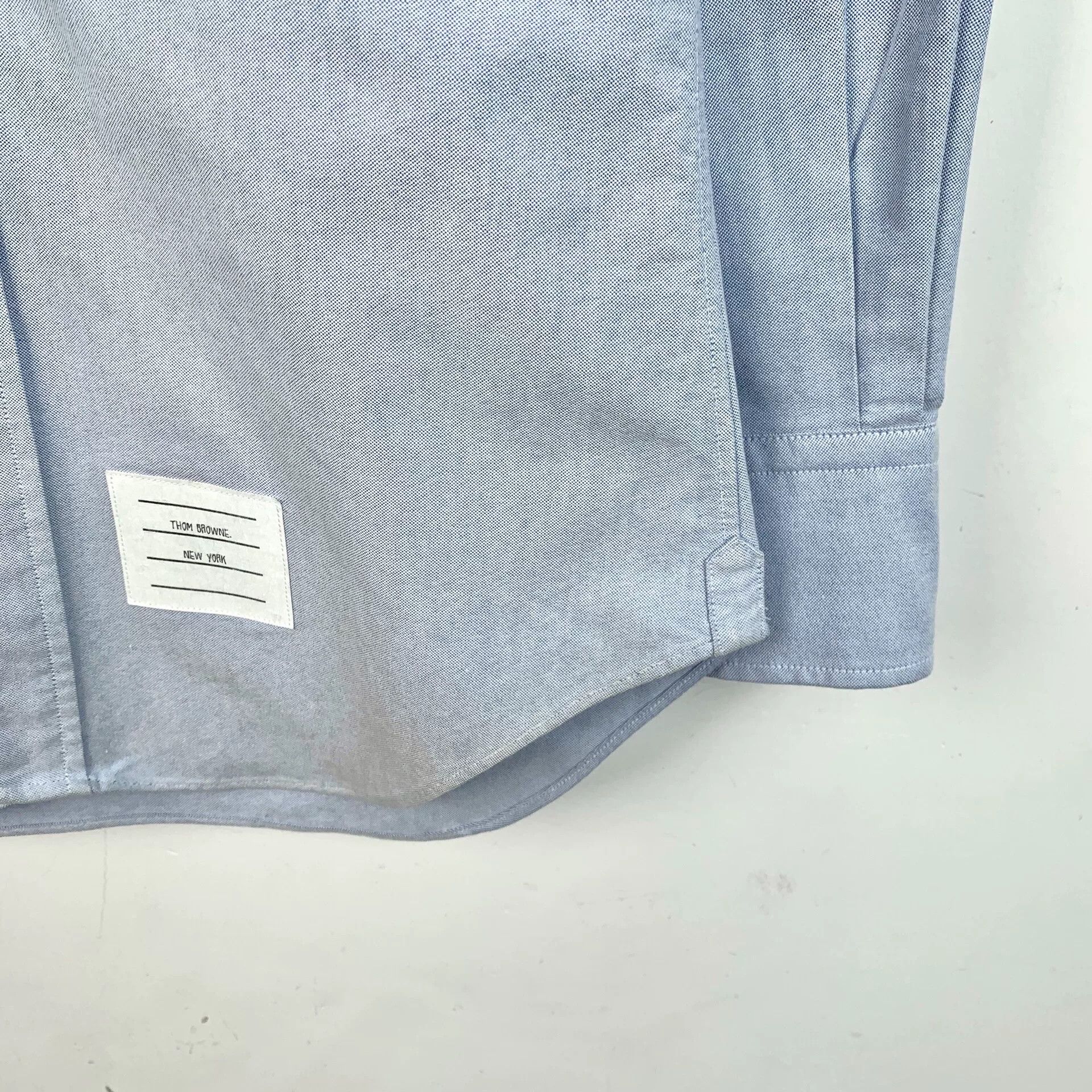 Thom Browne Thom Browne Blue Oxford Button Down Shirt Size 0 Size US XS / EU 42 / 0 - 5 Thumbnail
