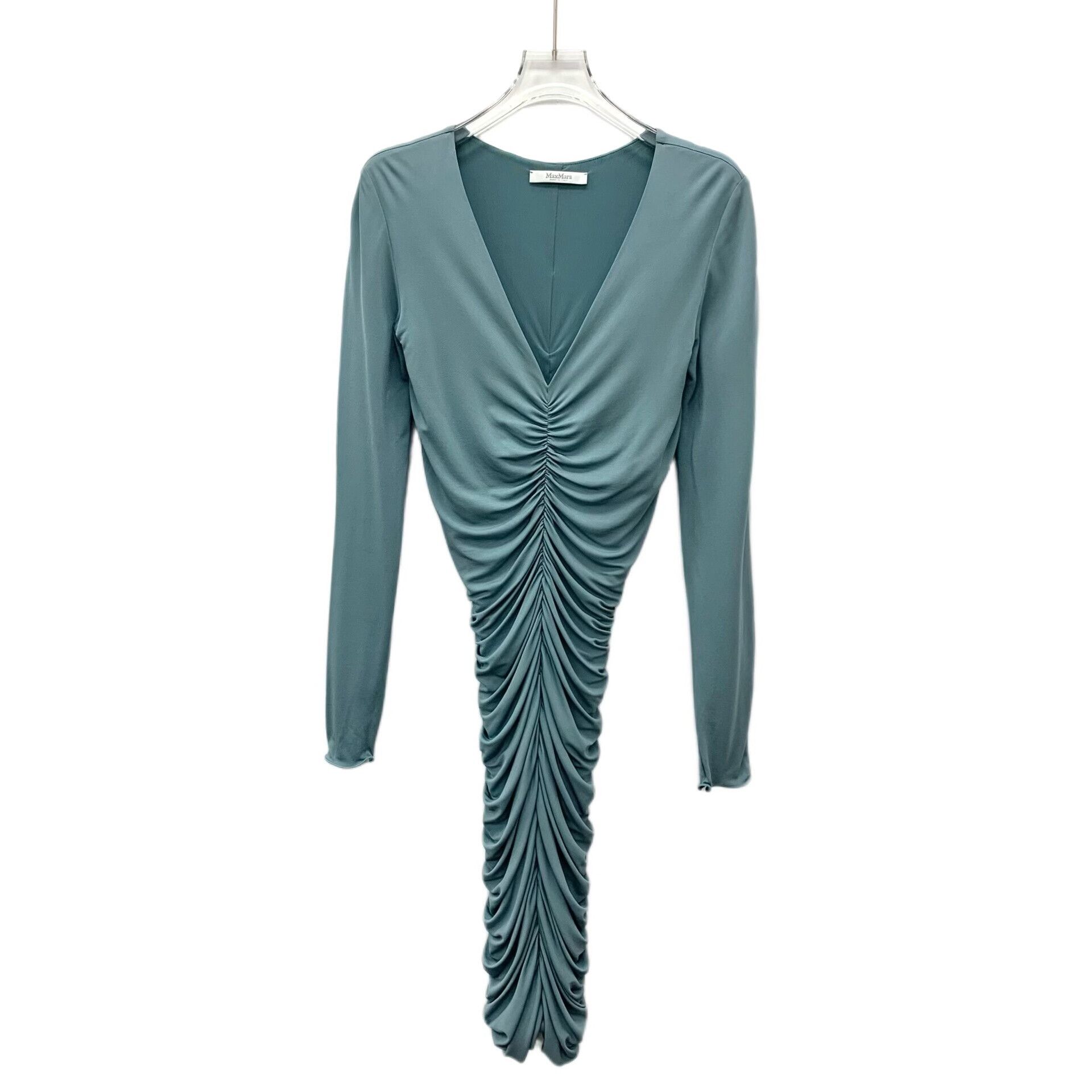 Max Mara Max Mara Ruched Midi Dress IT 38 Size XS / US 0-2 / IT 36-38 - 2 Thumbnail
