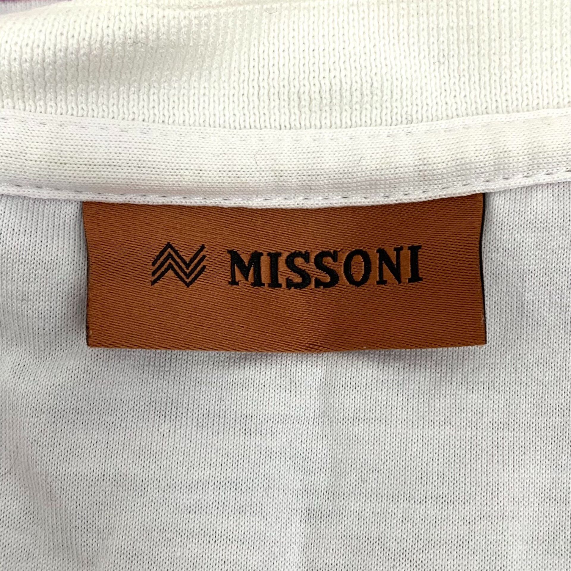 Missoni Missoni Striped Cotton T-Shirt L Size US L / EU 52-54 / 3 - 6 Thumbnail